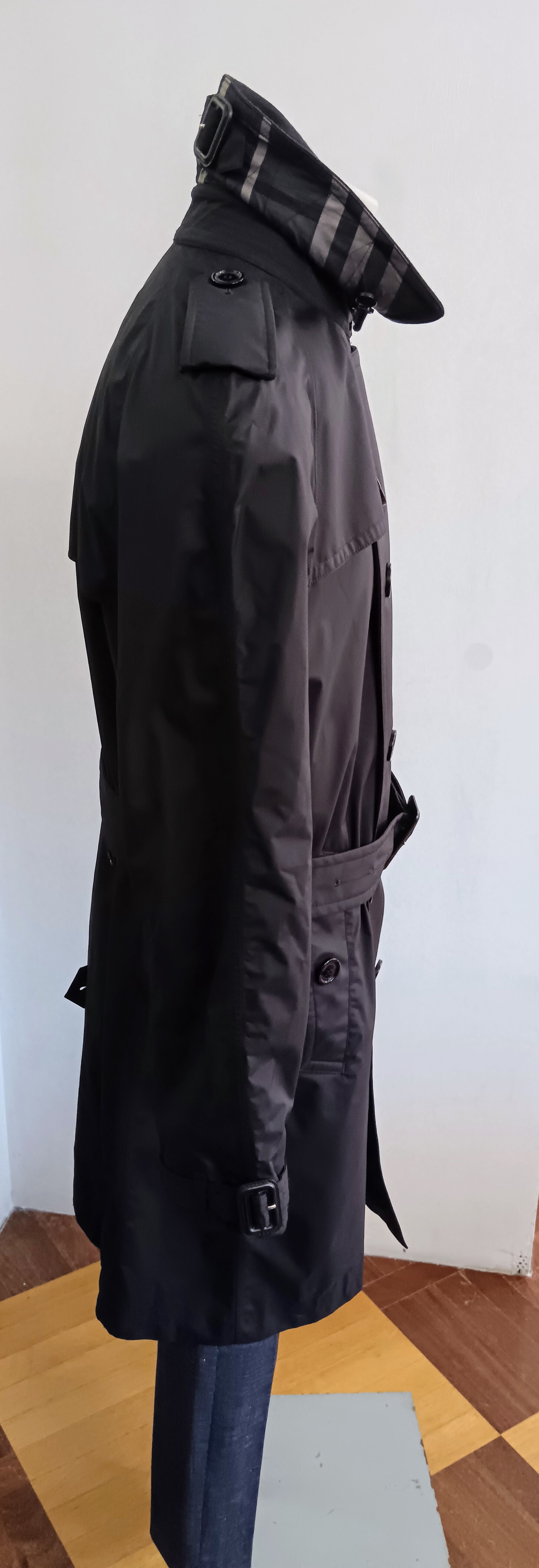 Burberry - KENSINGTON Trench Nero Tg.50 Unisex
