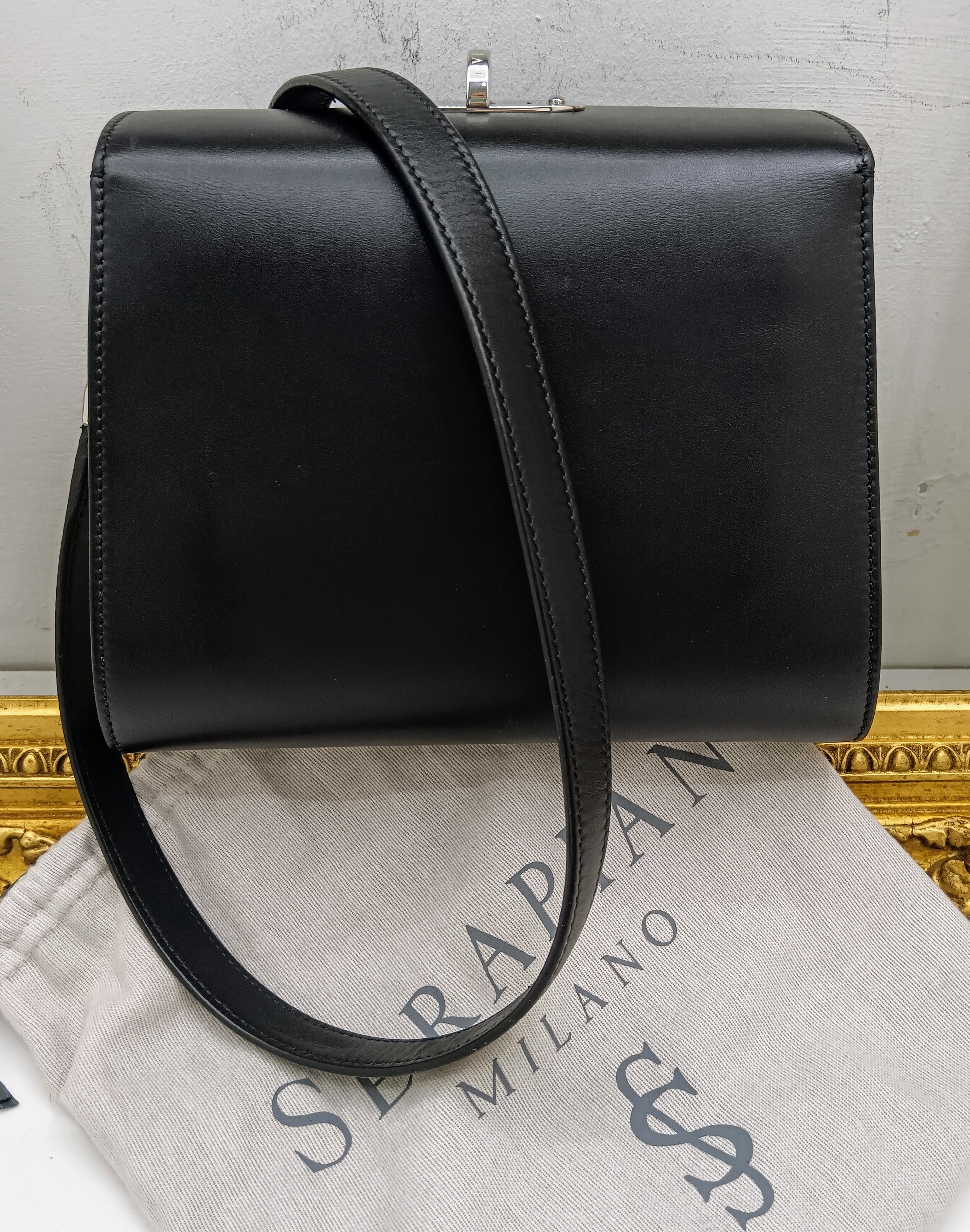 Serapian - "Villa Bag” Tote Clutch Pochette a tracolla Pelle