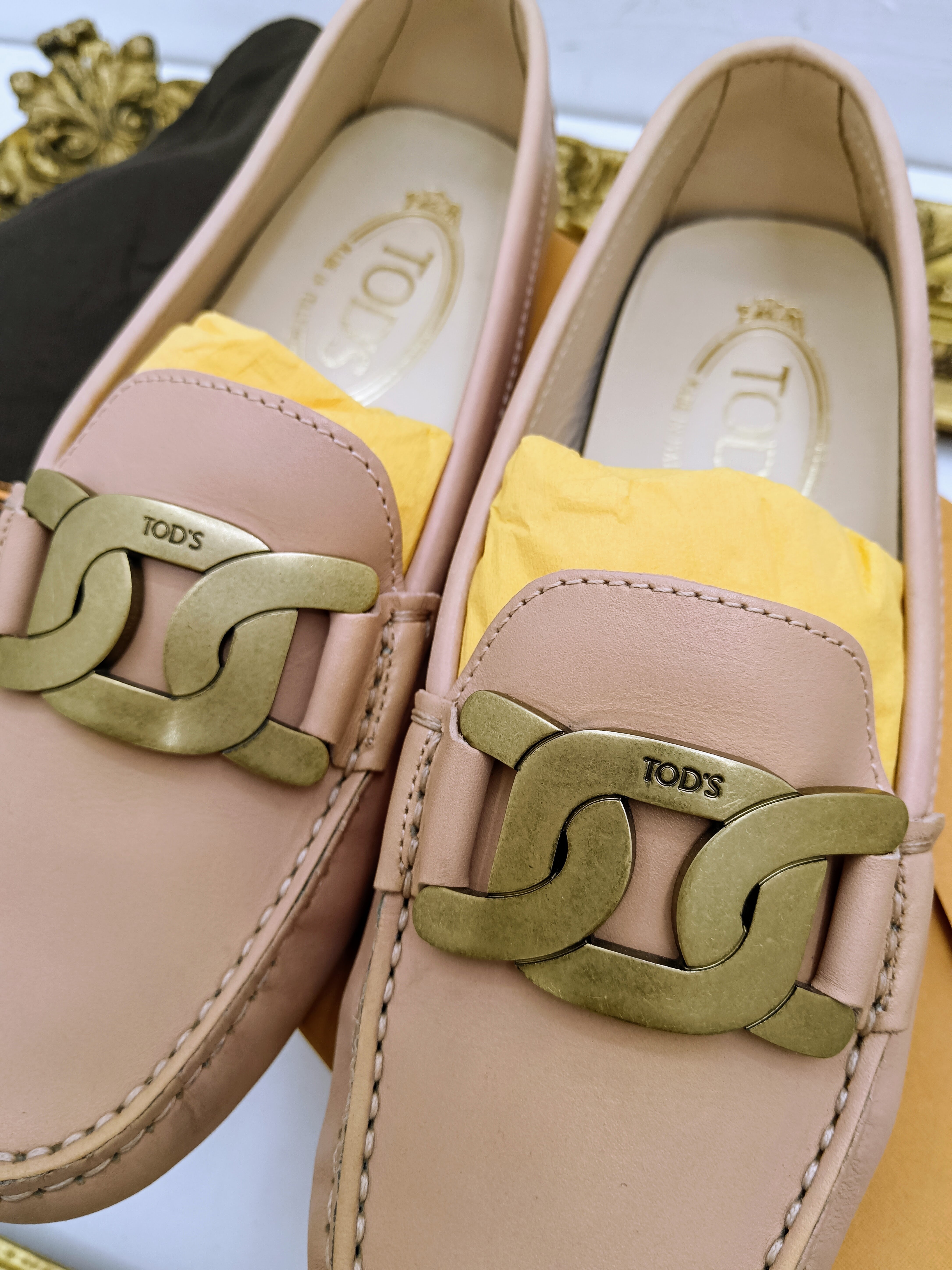 Tod’s - Mocassini Kate Gommino Donna Pelle Rosa Cipria