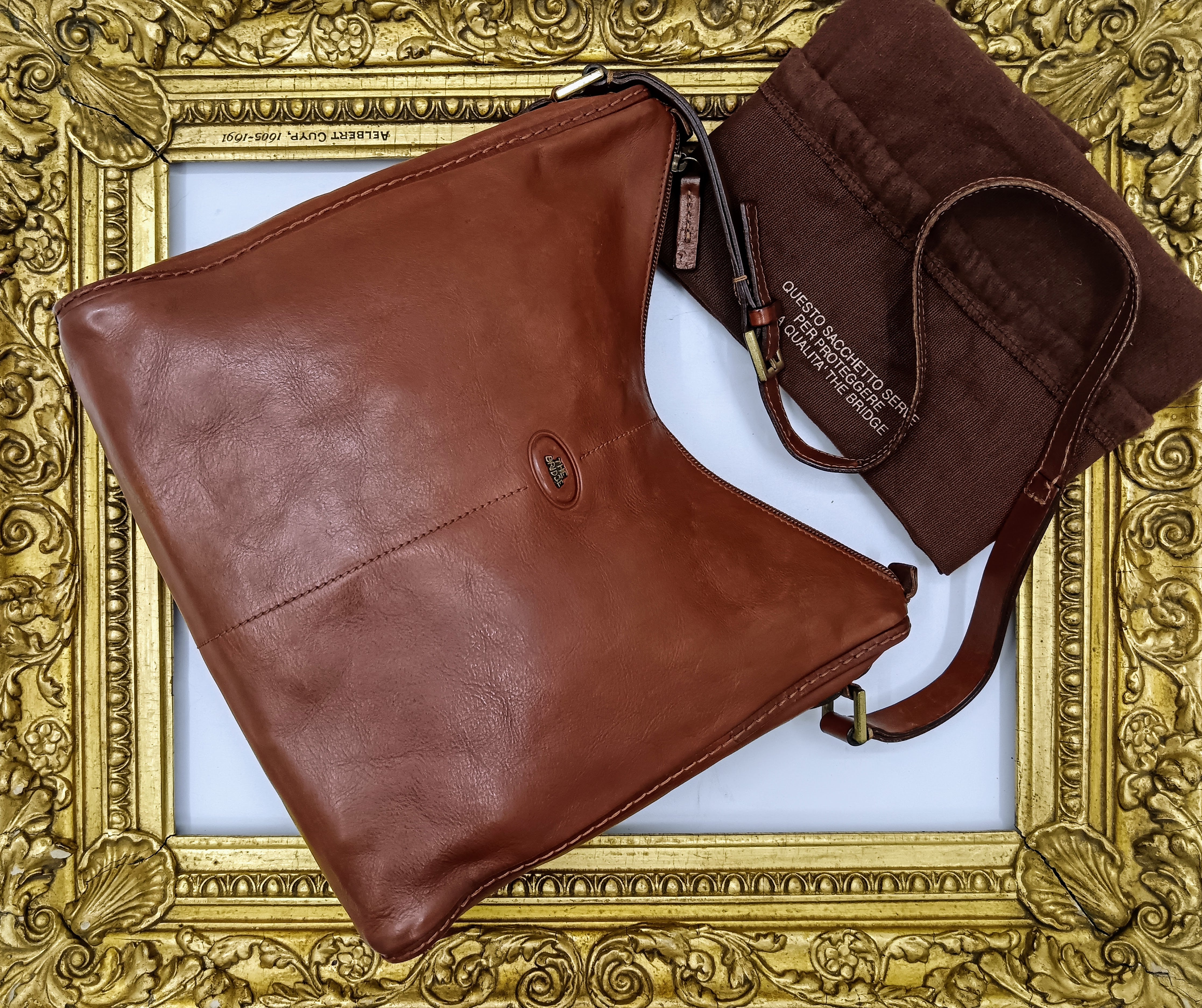 The Bridge – Tote Bag Hobo a Spalla Linea Story Pelle Marrone