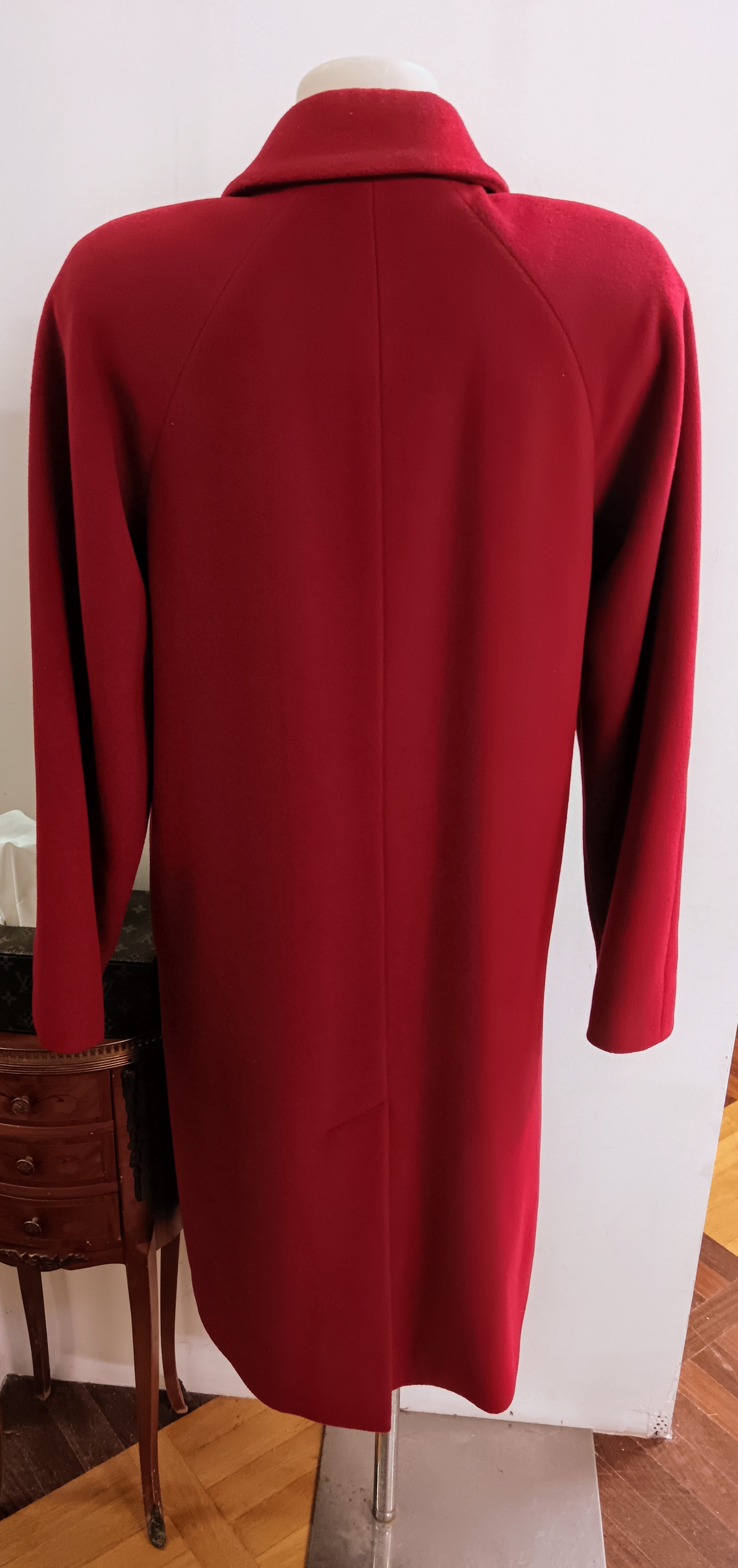 Schneider – Cappotto Donna Doppiopetto Lana Bordeaux