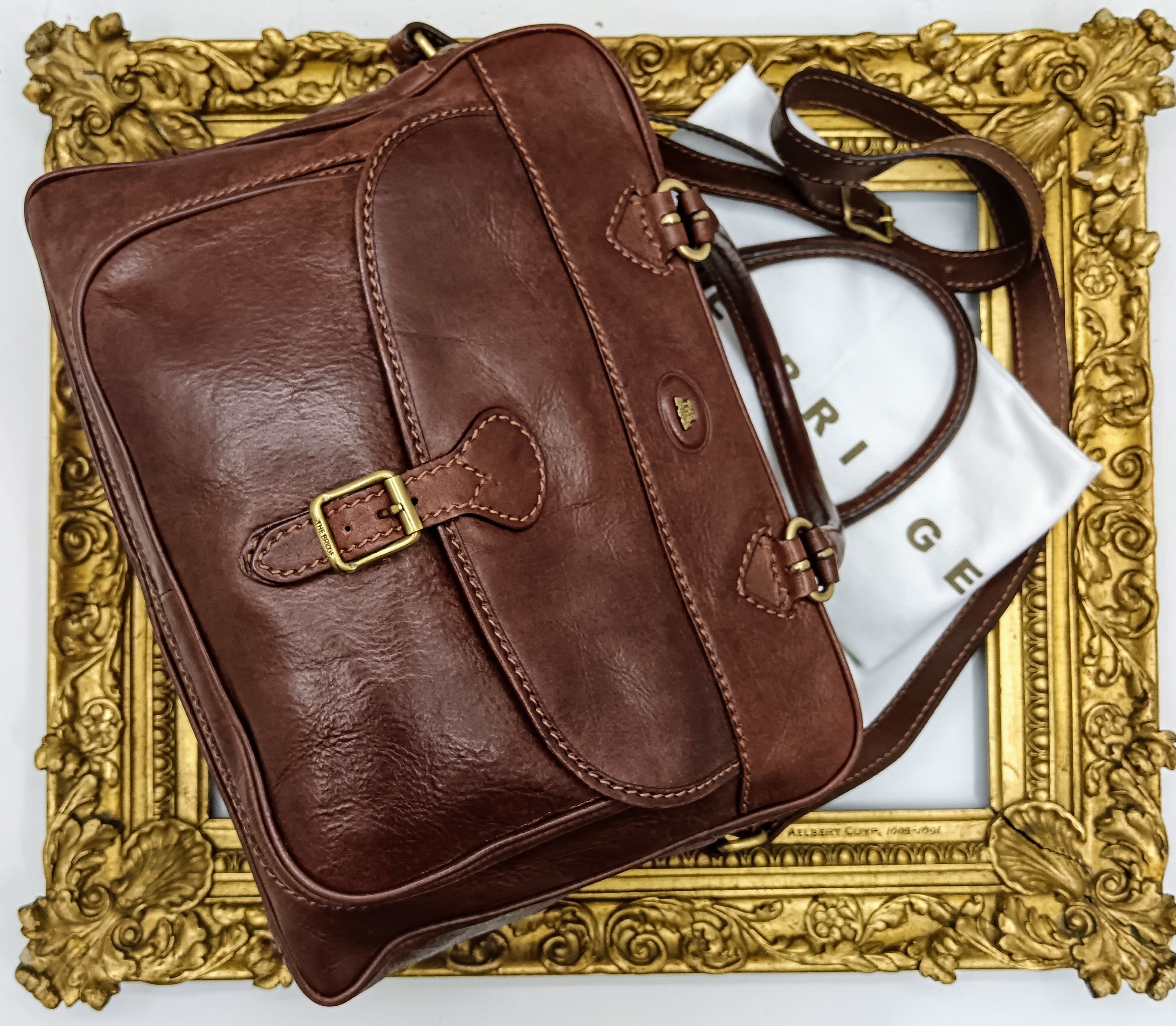 The Bridge – Postina Borsa Viaggio Camera Bag Doppia Messenger Pilotina Story Vintage