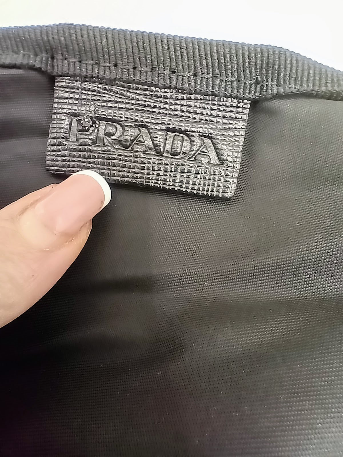 Prada – Sacca Porta Oggetti Pochette Trousse in Nylon Nero