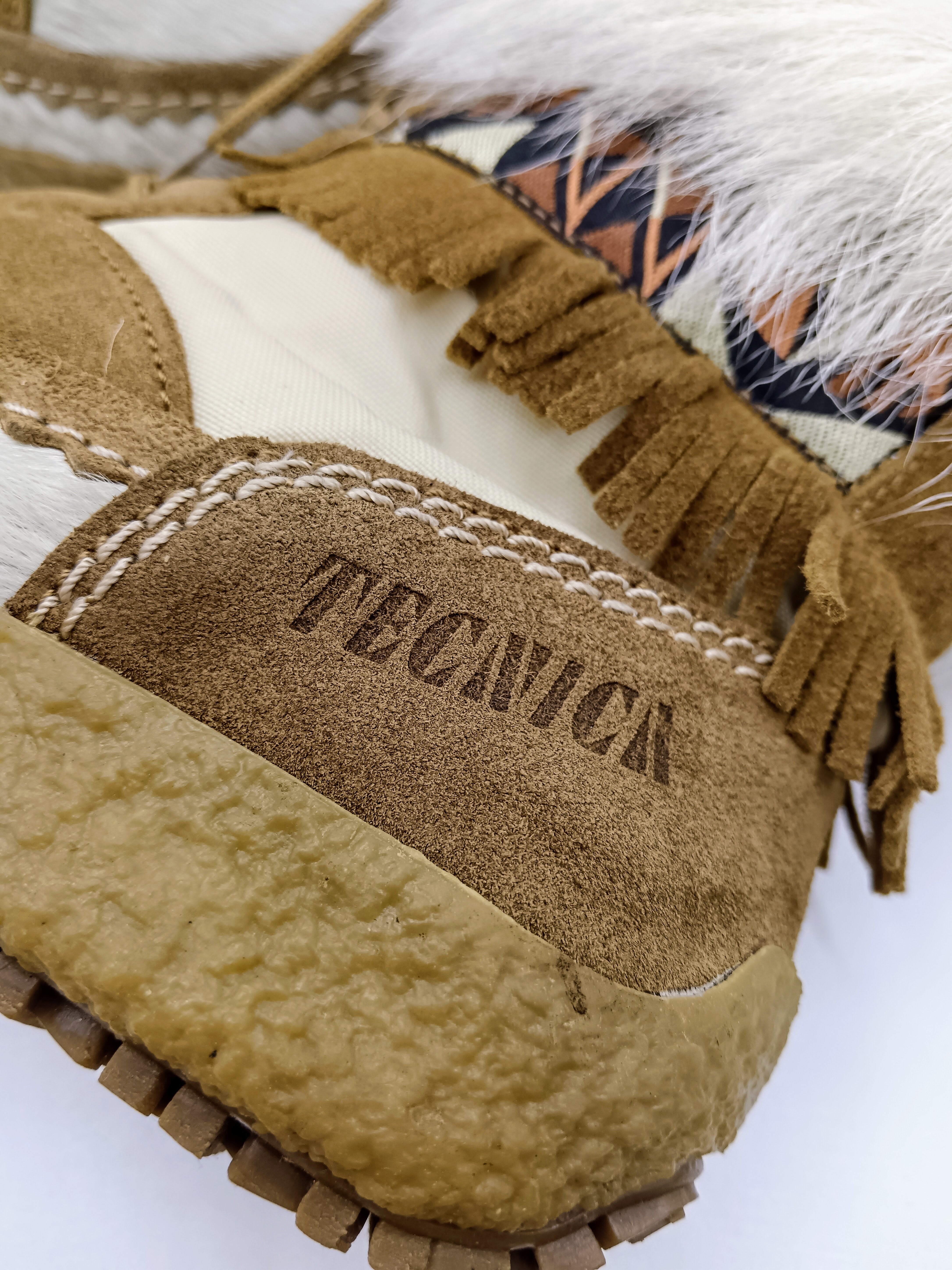 MoonBoot – Doposci Stivaletti da Neve in Pelle e Pelo Vintage