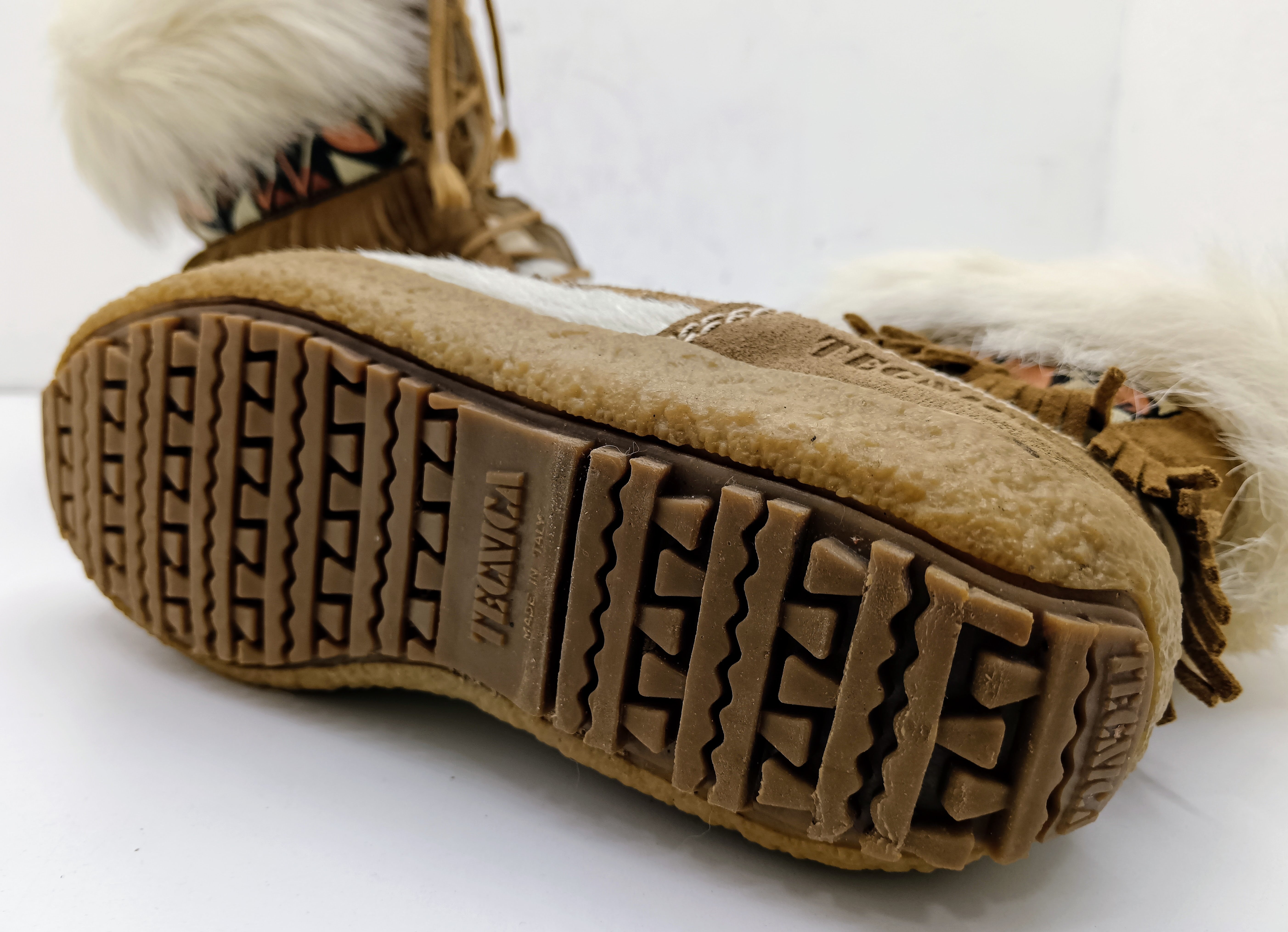 MoonBoot – Doposci Stivaletti da Neve in Pelle e Pelo Vintage