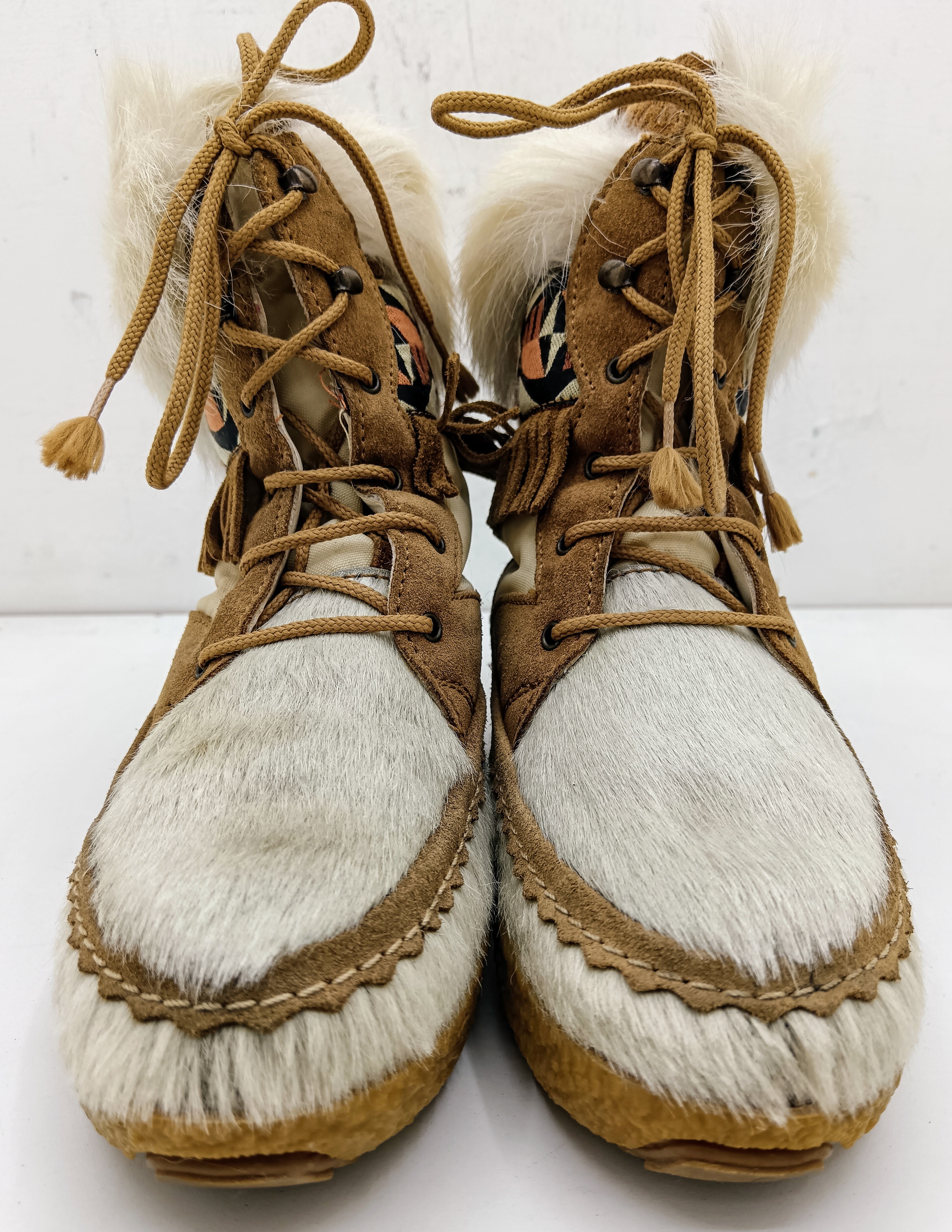 MoonBoot – Doposci Stivaletti da Neve in Pelle e Pelo Vintage