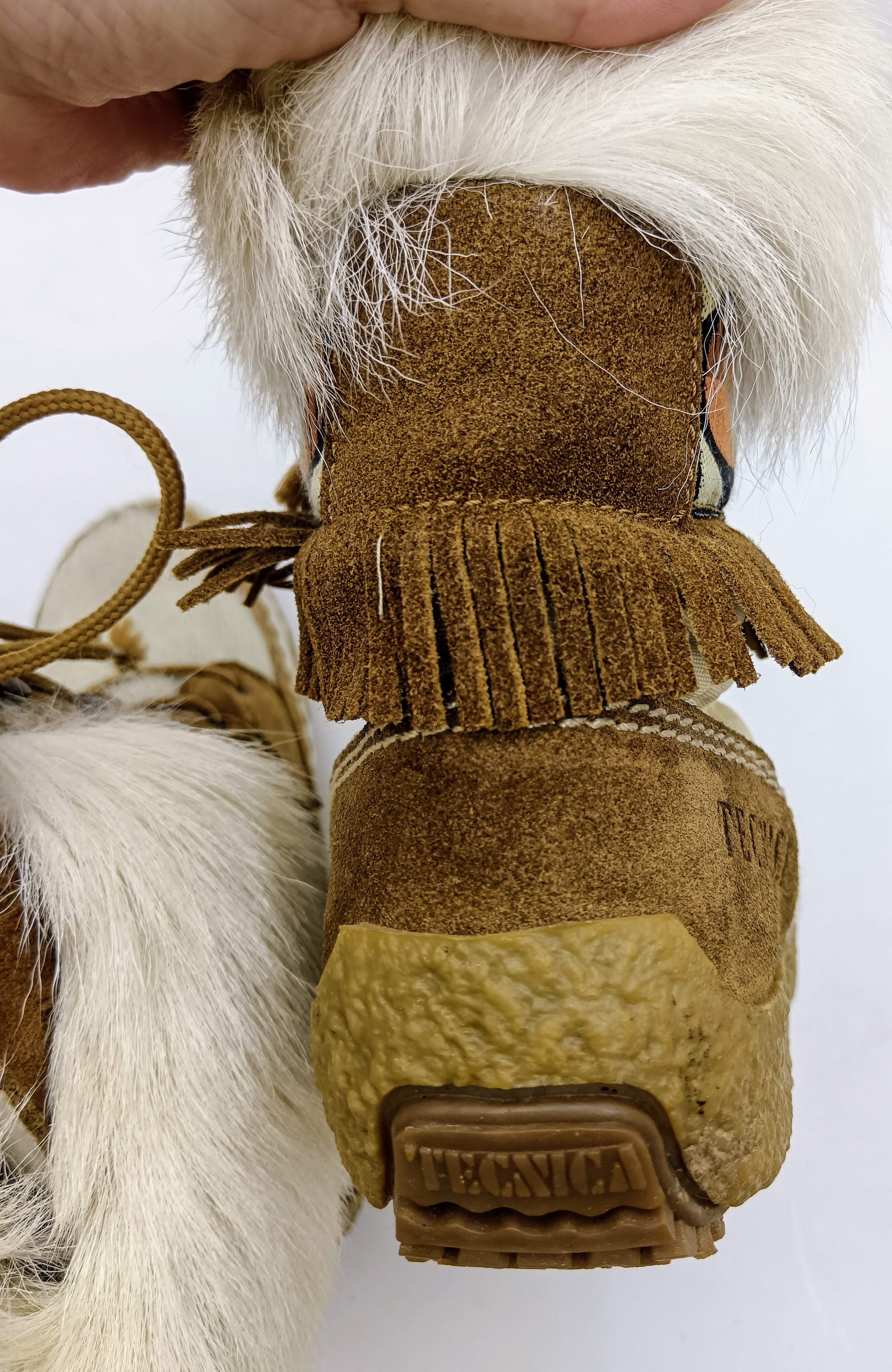 MoonBoot – Doposci Stivaletti da Neve in Pelle e Pelo Vintage