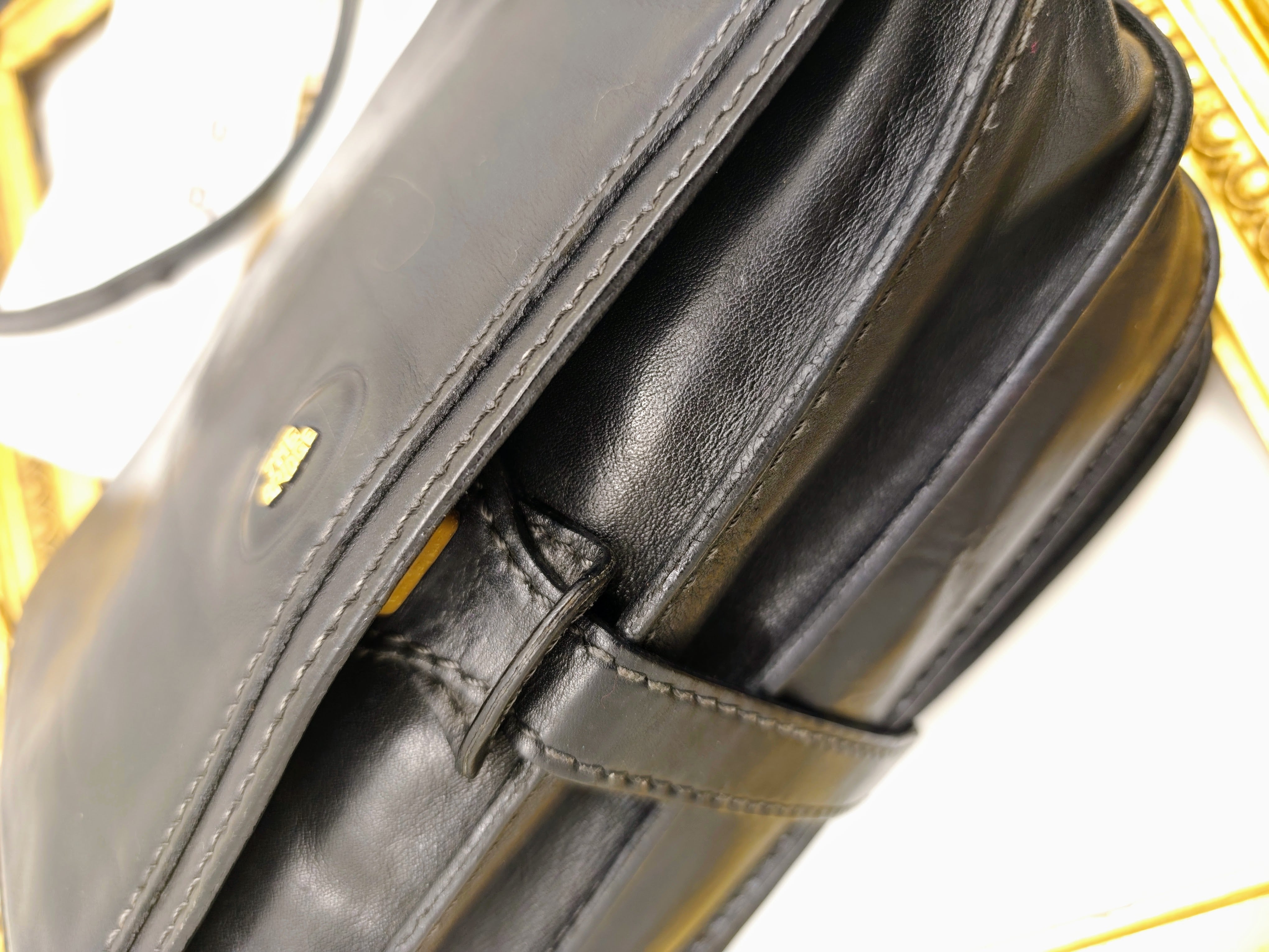 The Bridge – Postina Camera Bag Pelle Nera Linea Story