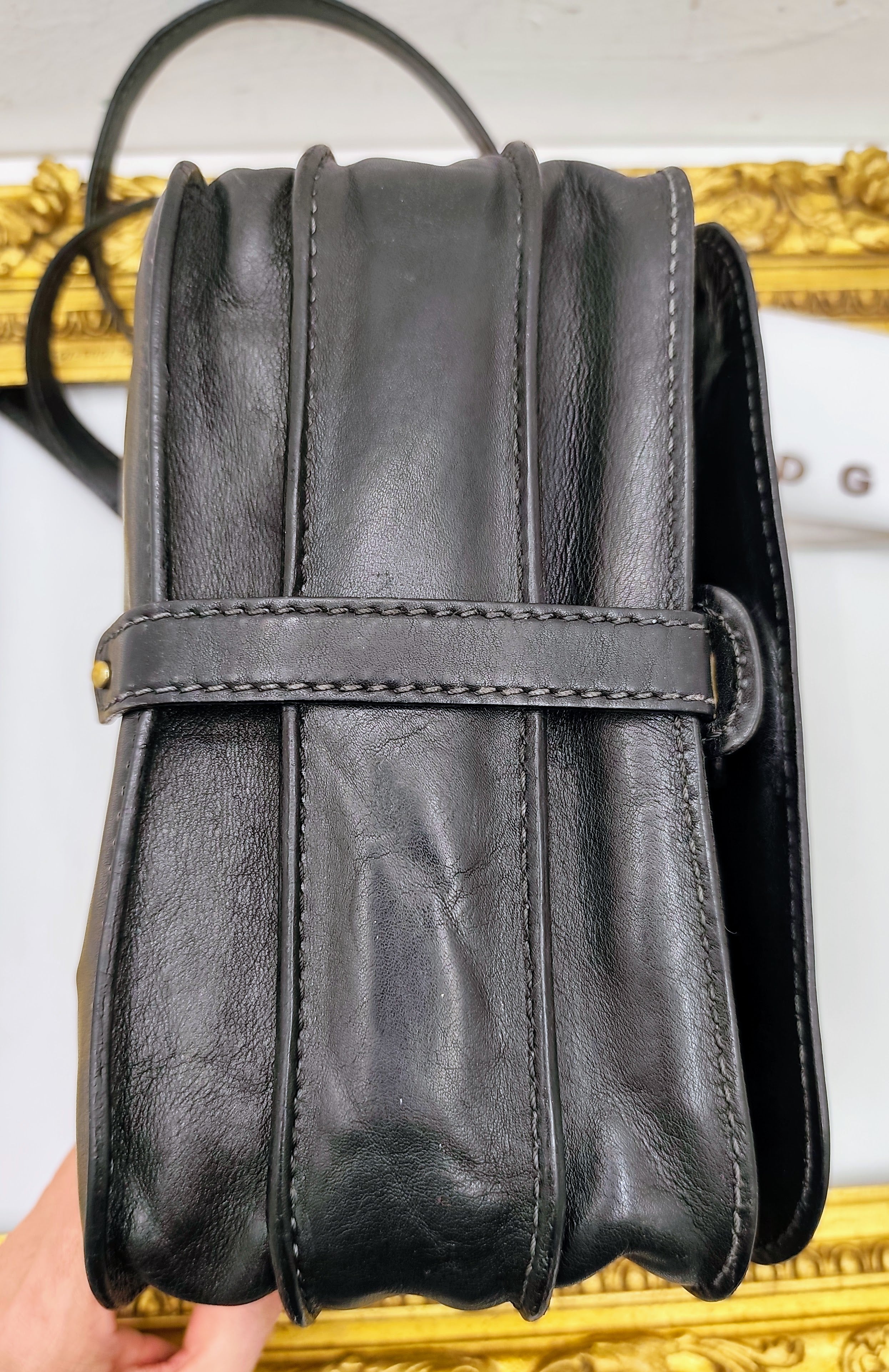 The Bridge – Postina Camera Bag Pelle Nera Linea Story