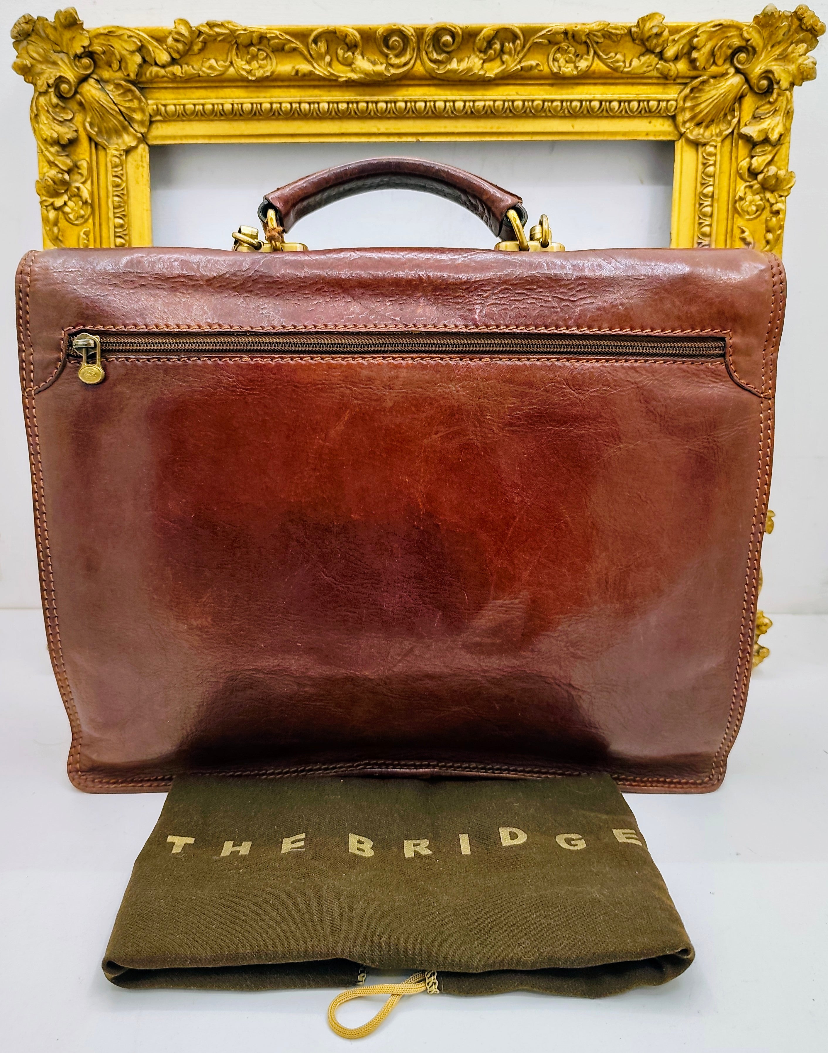 The Bridge – Cartella espandibile Linea Story Marrone Vintage