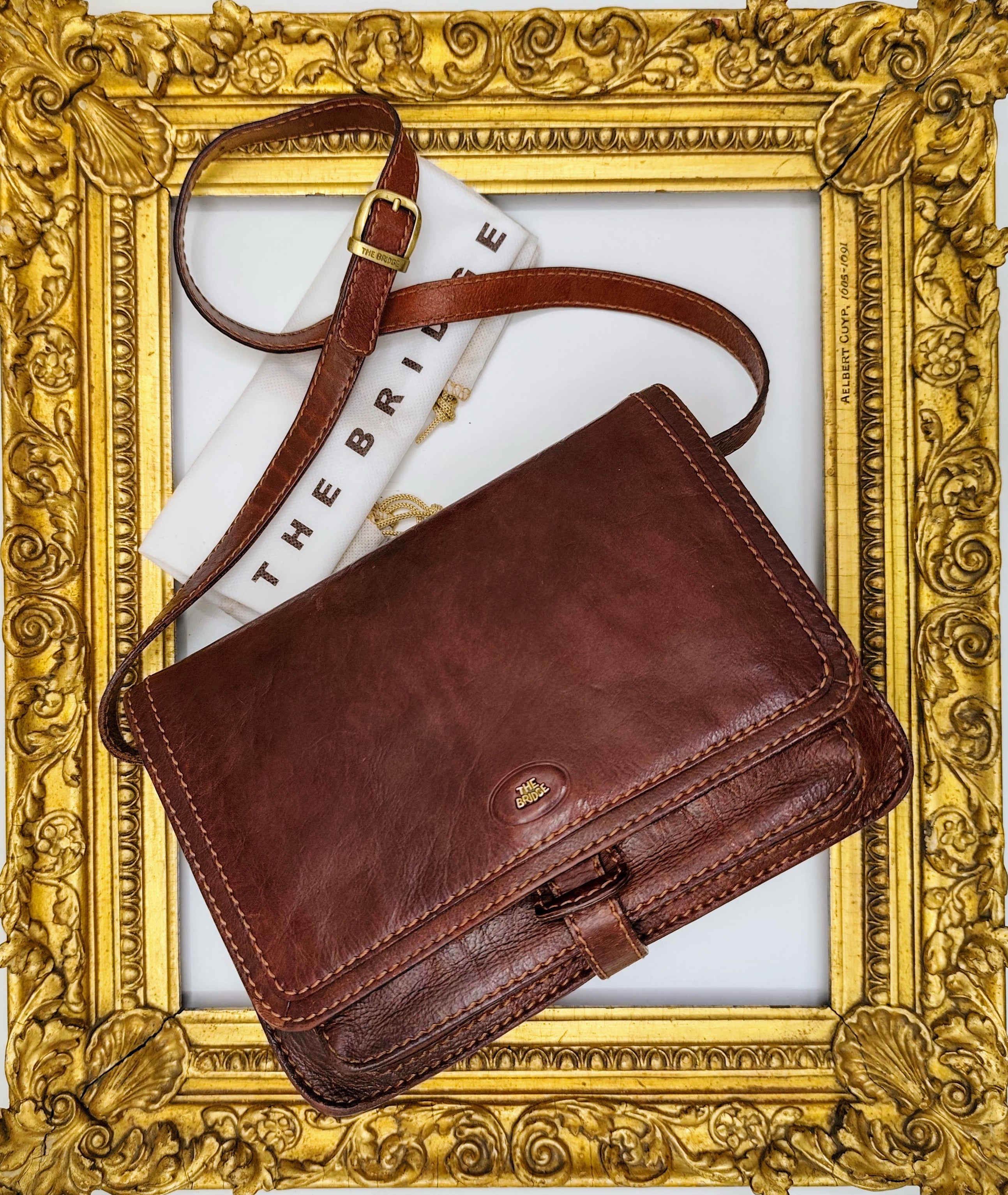 The Bridge – Postina Camera Bag tracolla Pelle Linea Story Vintage