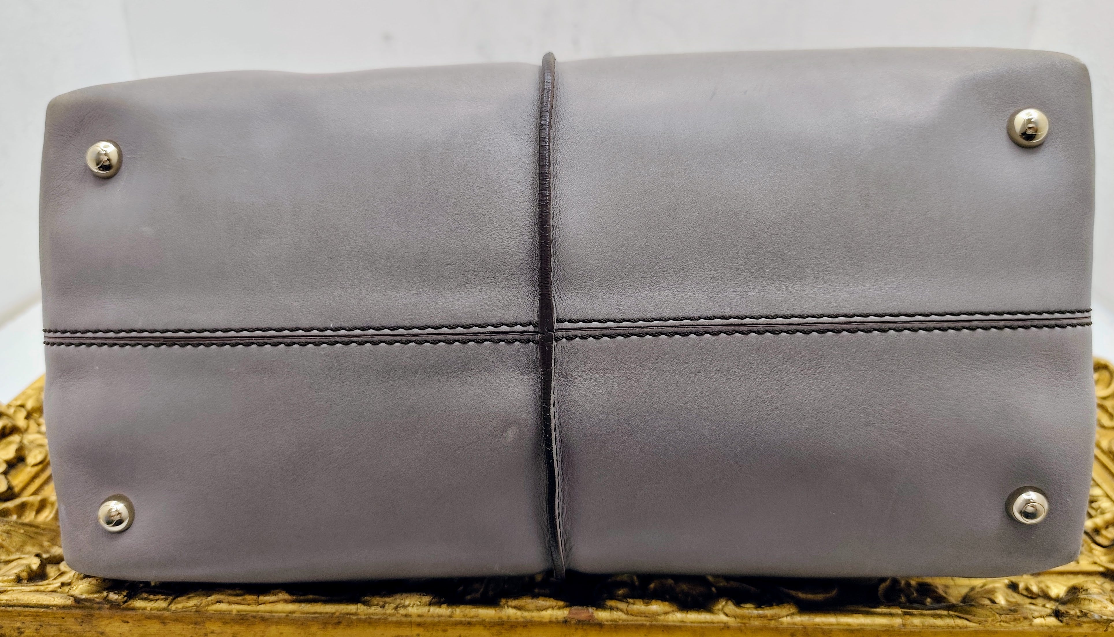 Tod's – Bauletto "D-Styling" pelle grigio perla con tracolla