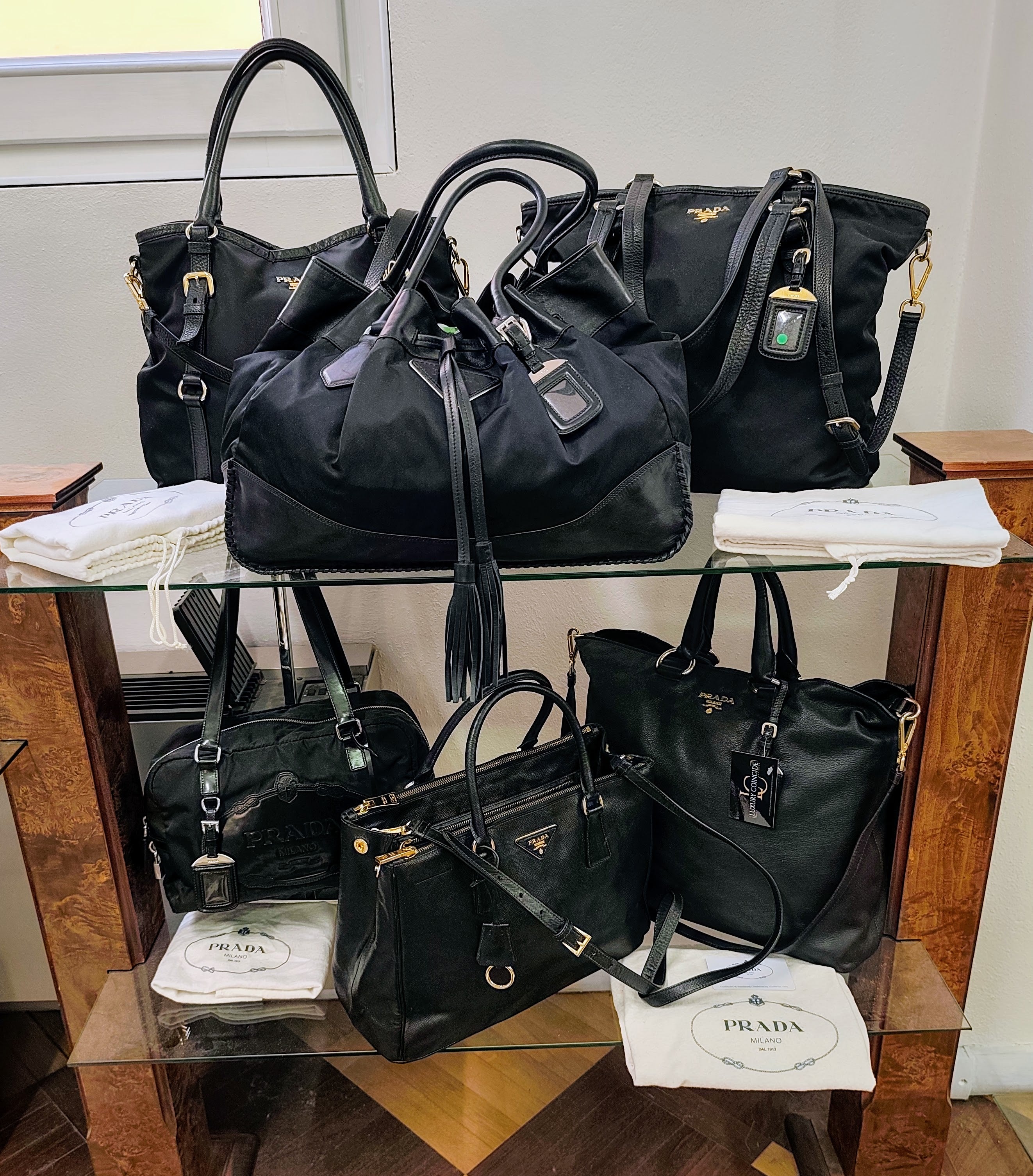 Prada – Galleria Grande Pelle Saffiano Nero