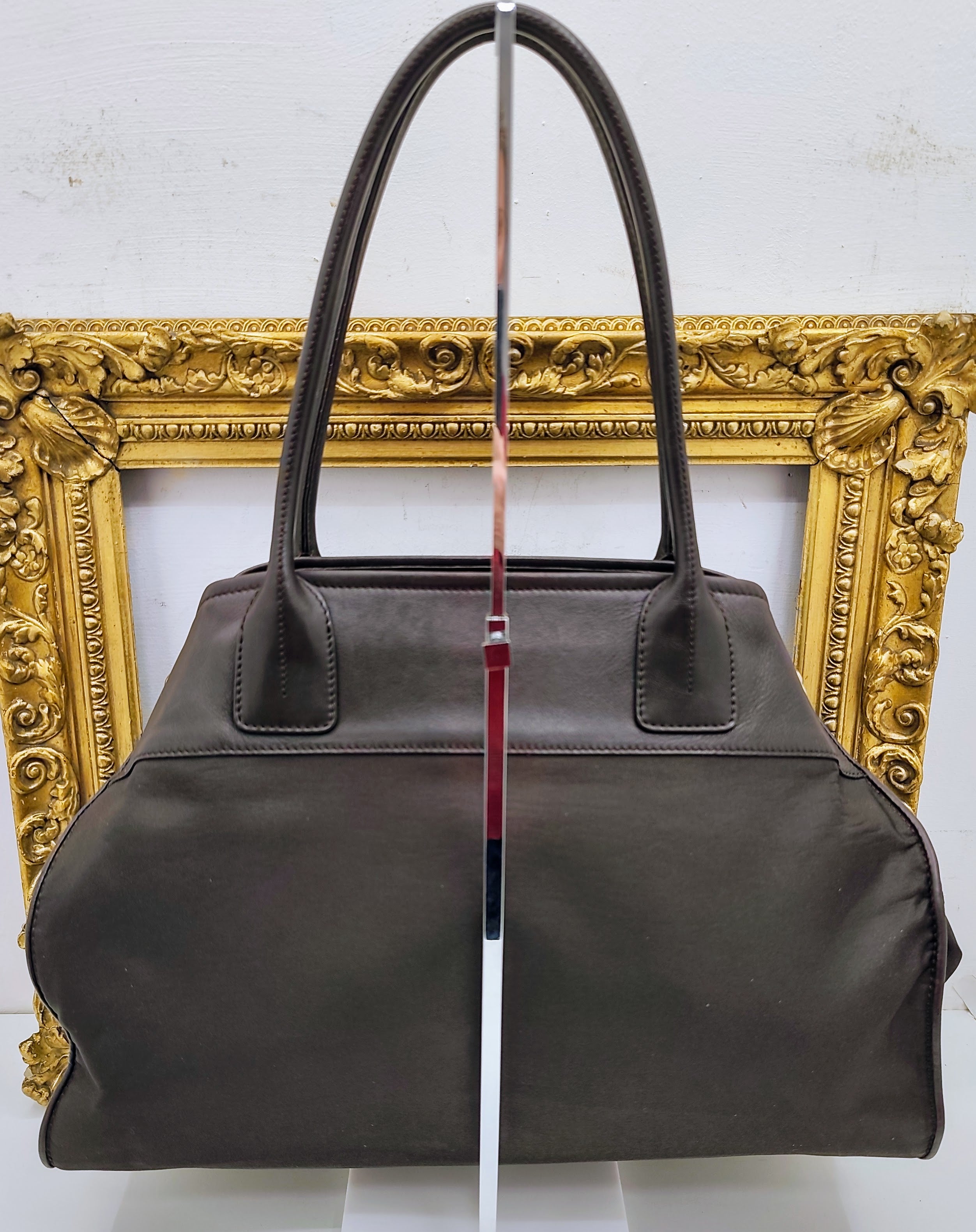 Tod’s – Borsa Shopper Grande Tessuto Tecnico e Pelle