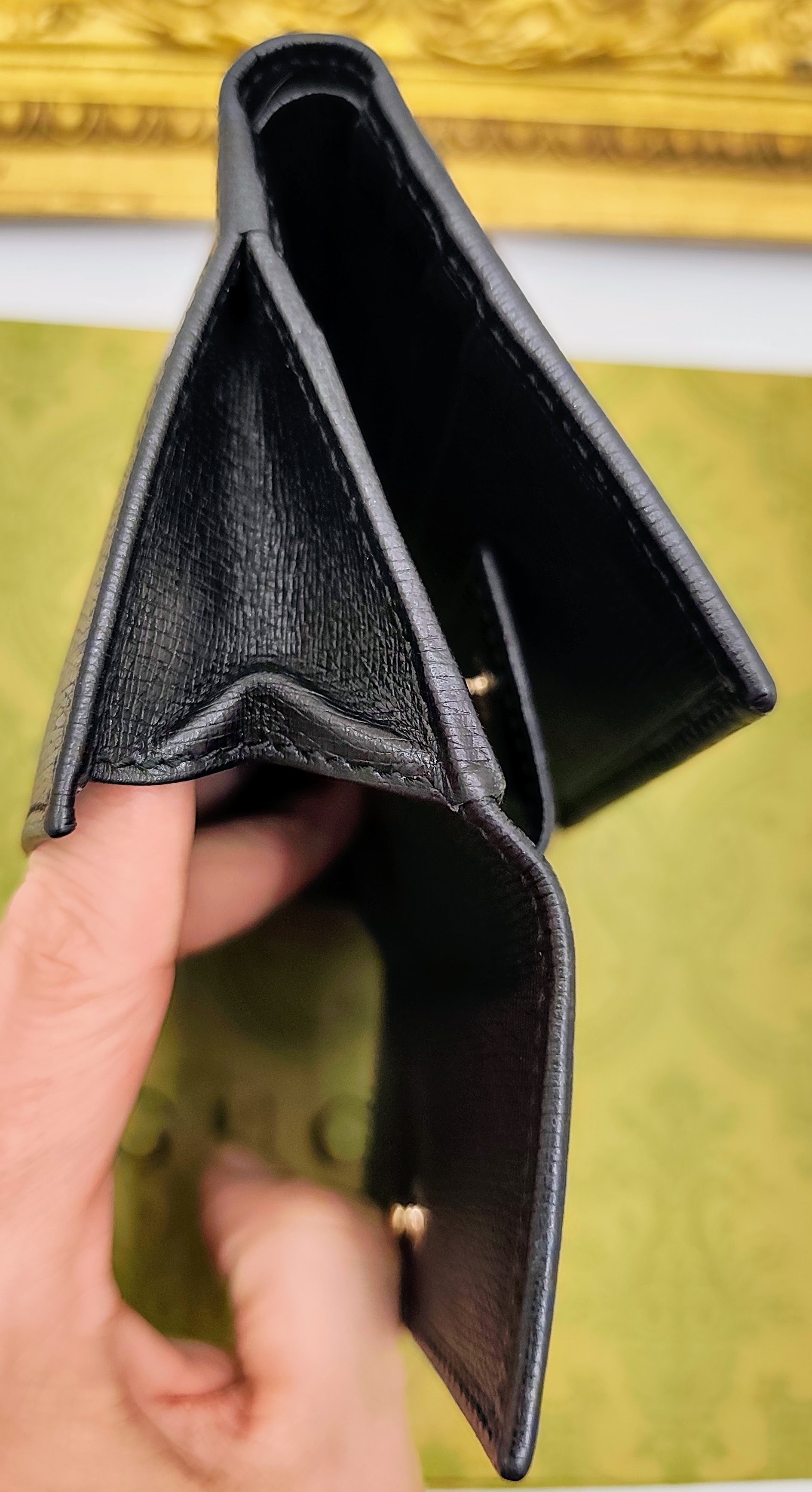 Gucci – Portafoglio Marmont Donna Compatto in Pelle Nera