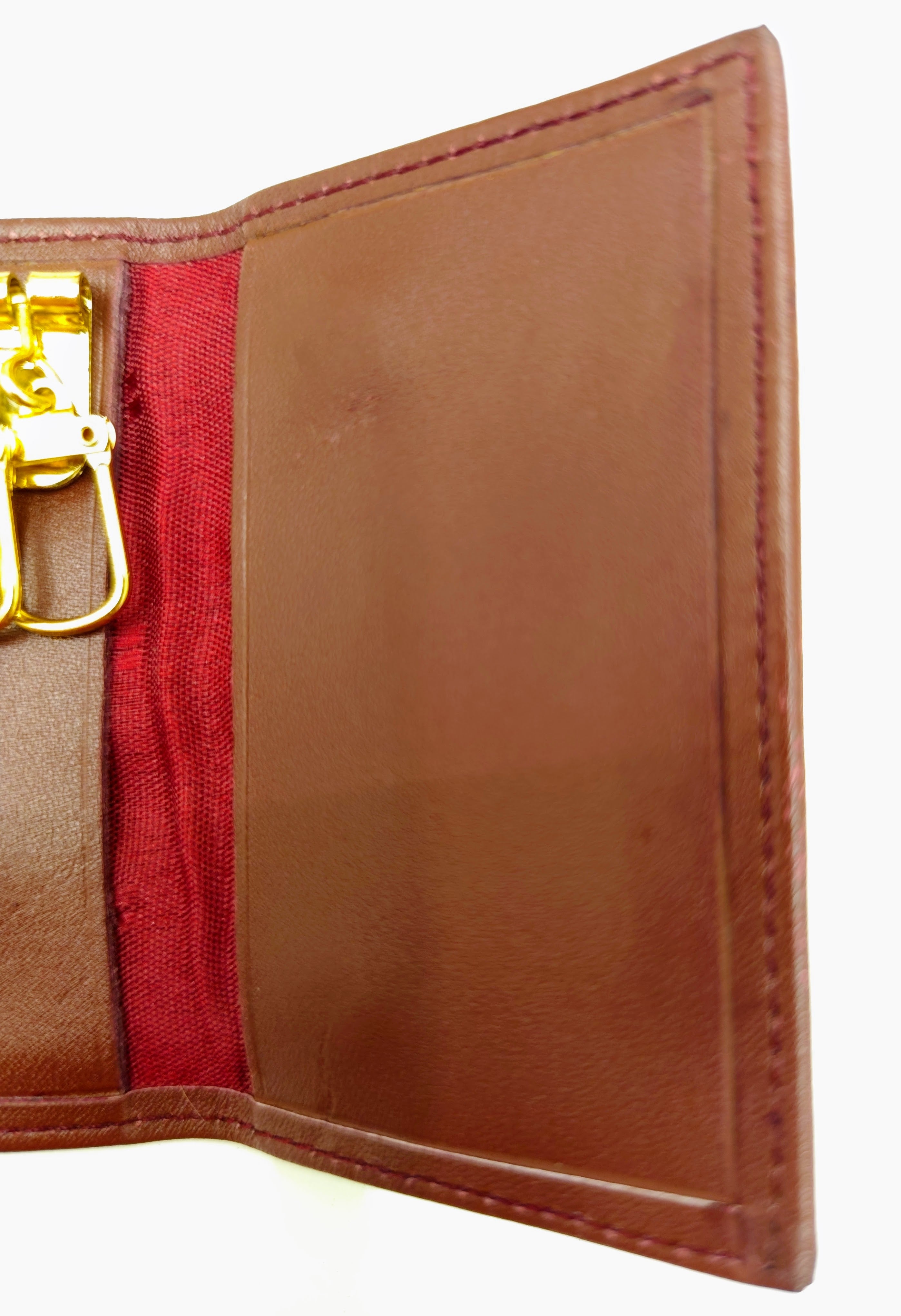 Cartier – Portachiavi 6 Ganci in Pelle Bordeaux Vintage