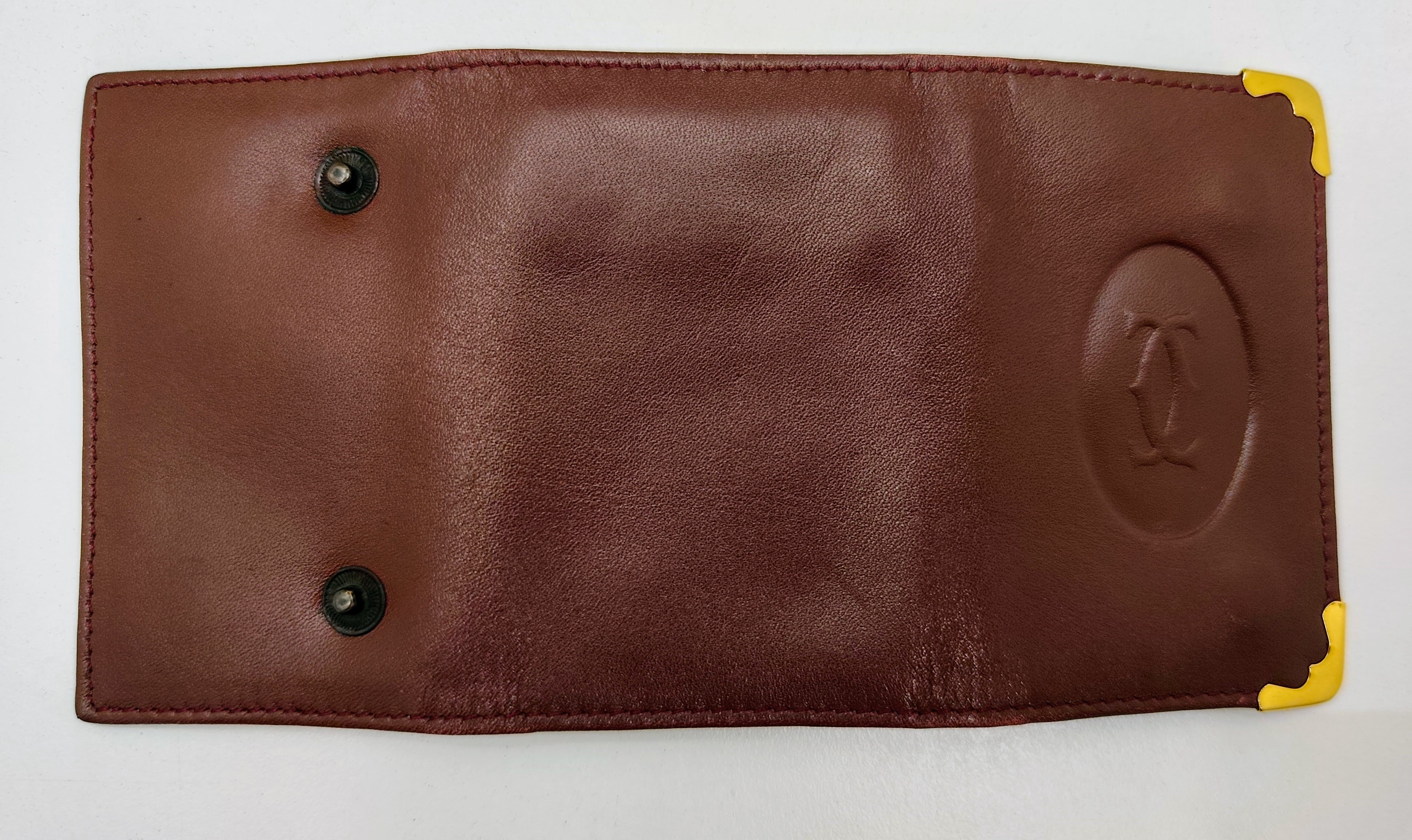 Cartier – Portachiavi 6 Ganci in Pelle Bordeaux Vintage