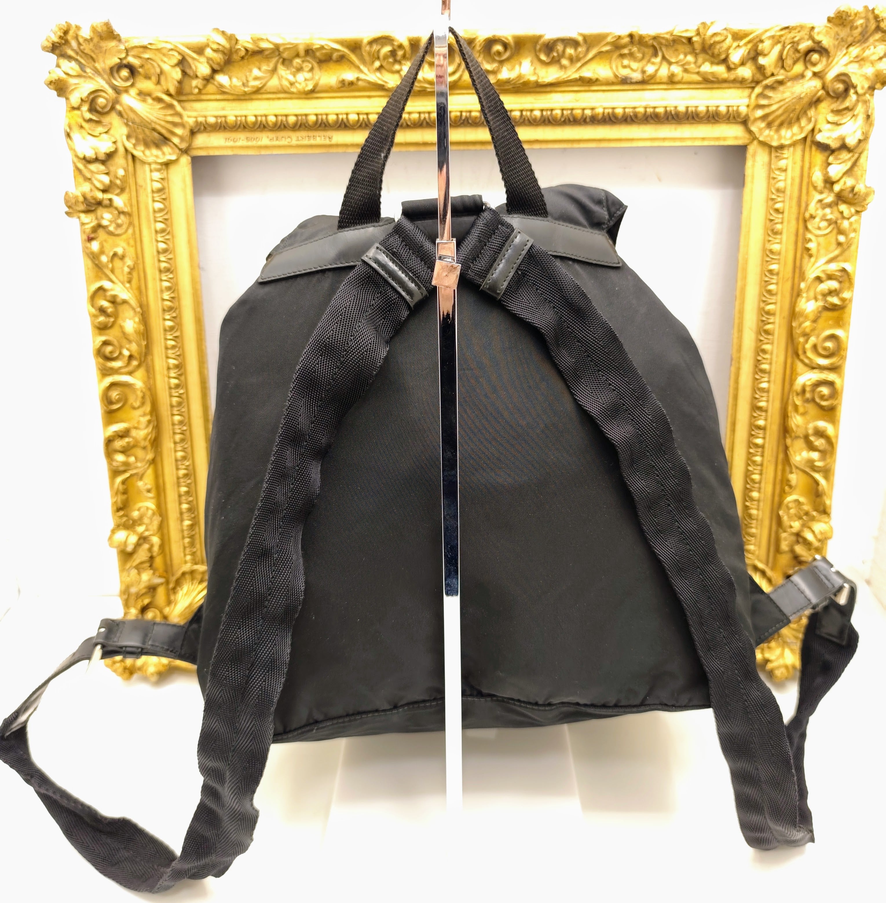 Prada – Zaino In Nylon Nero Vintage