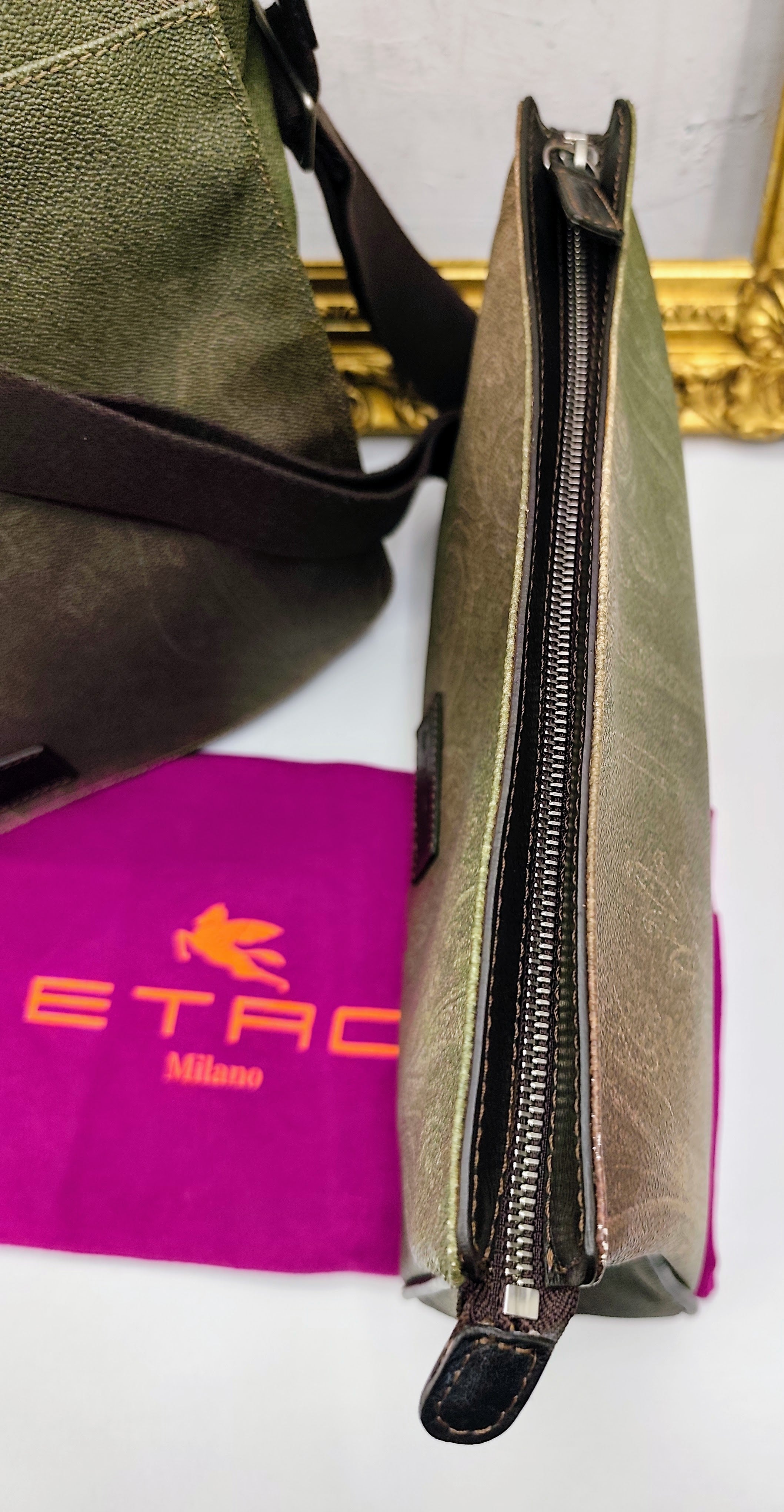 Etro – Trousse Toilette Paisley Jacquard 31 cm Nuova