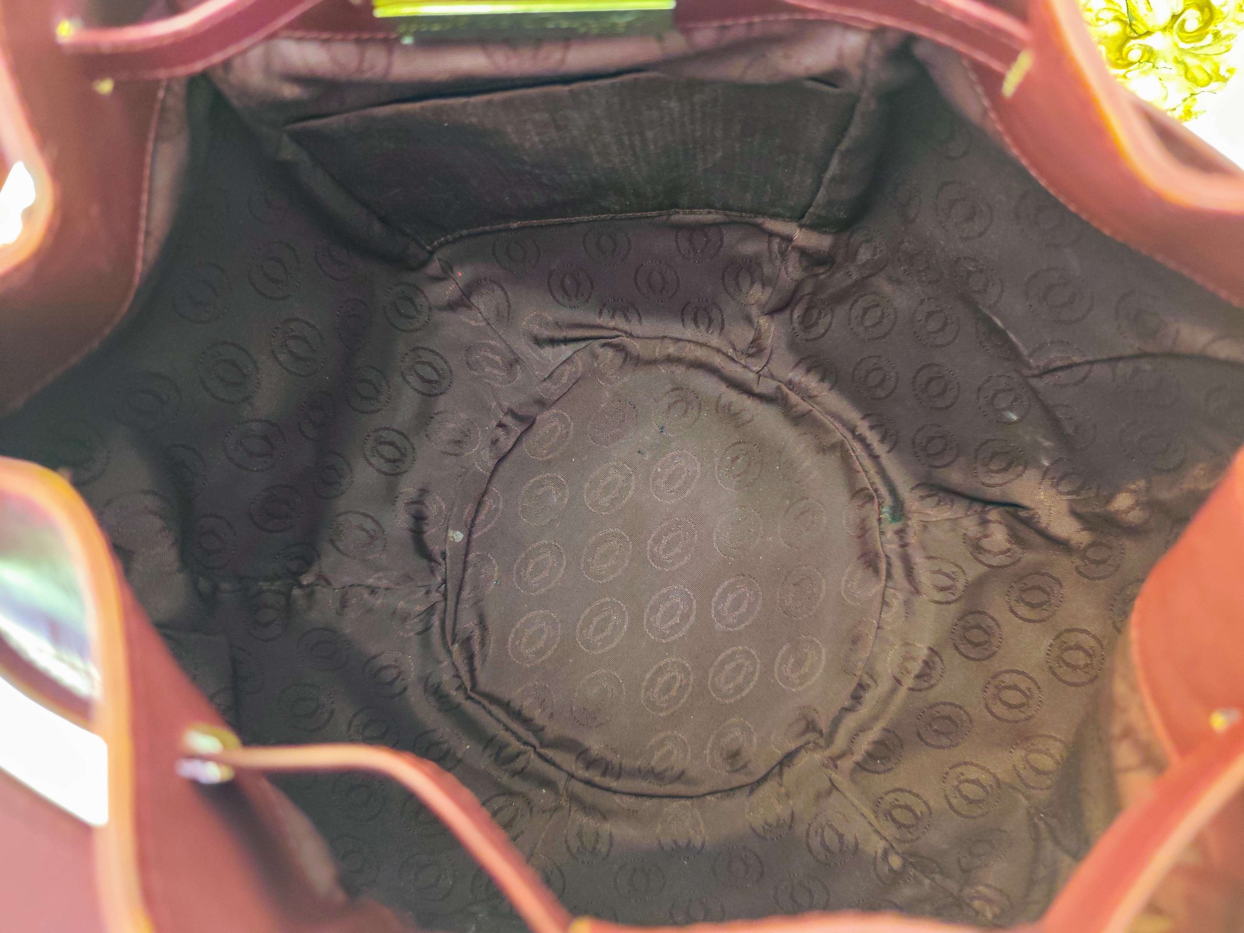 Cartier – Secchiello Bombato Pelle Bordeaux Vintage