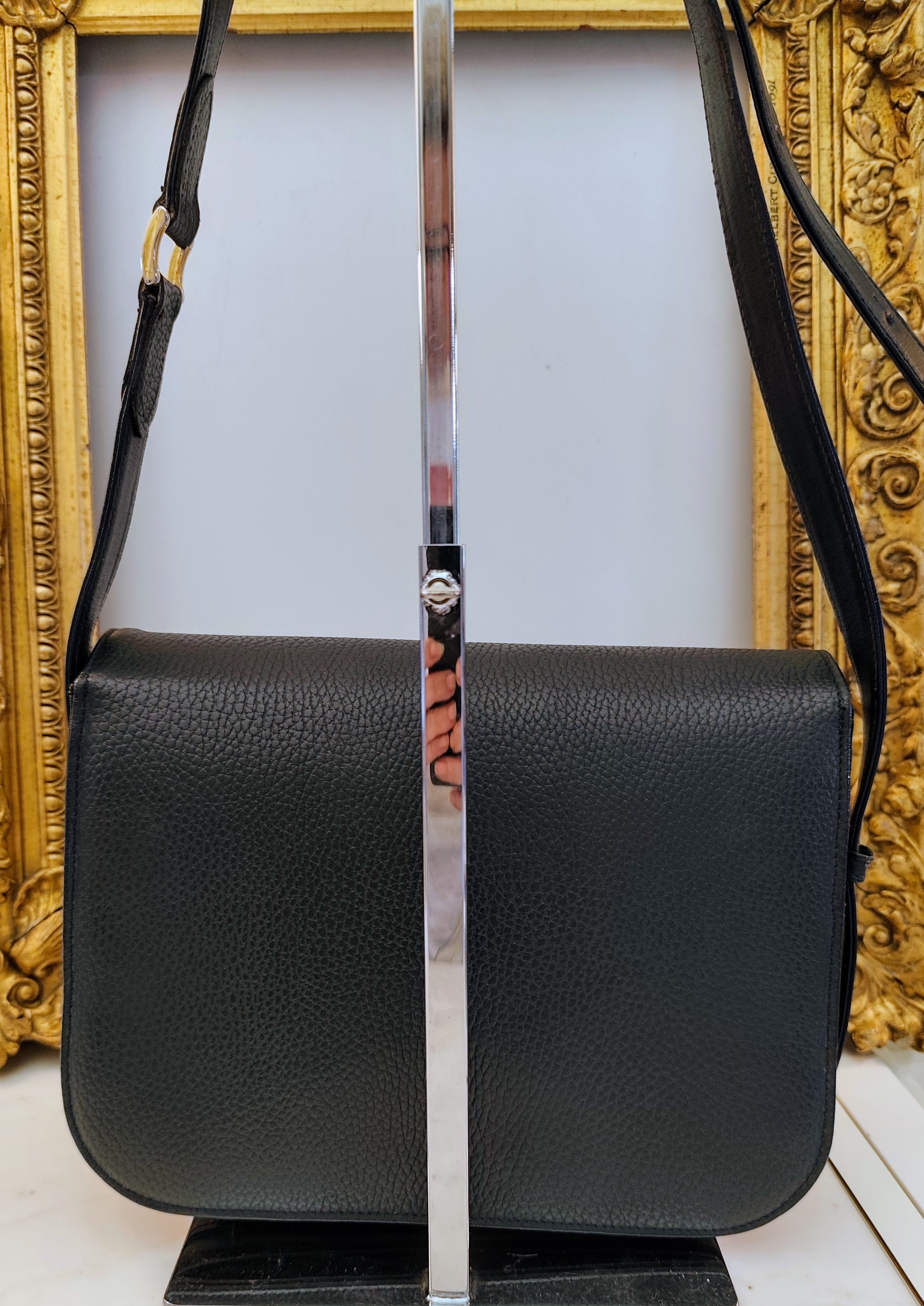 Cartier - Camera Bag a 3 Soffietti Postina a tracolla Vintage in Pelle Blu