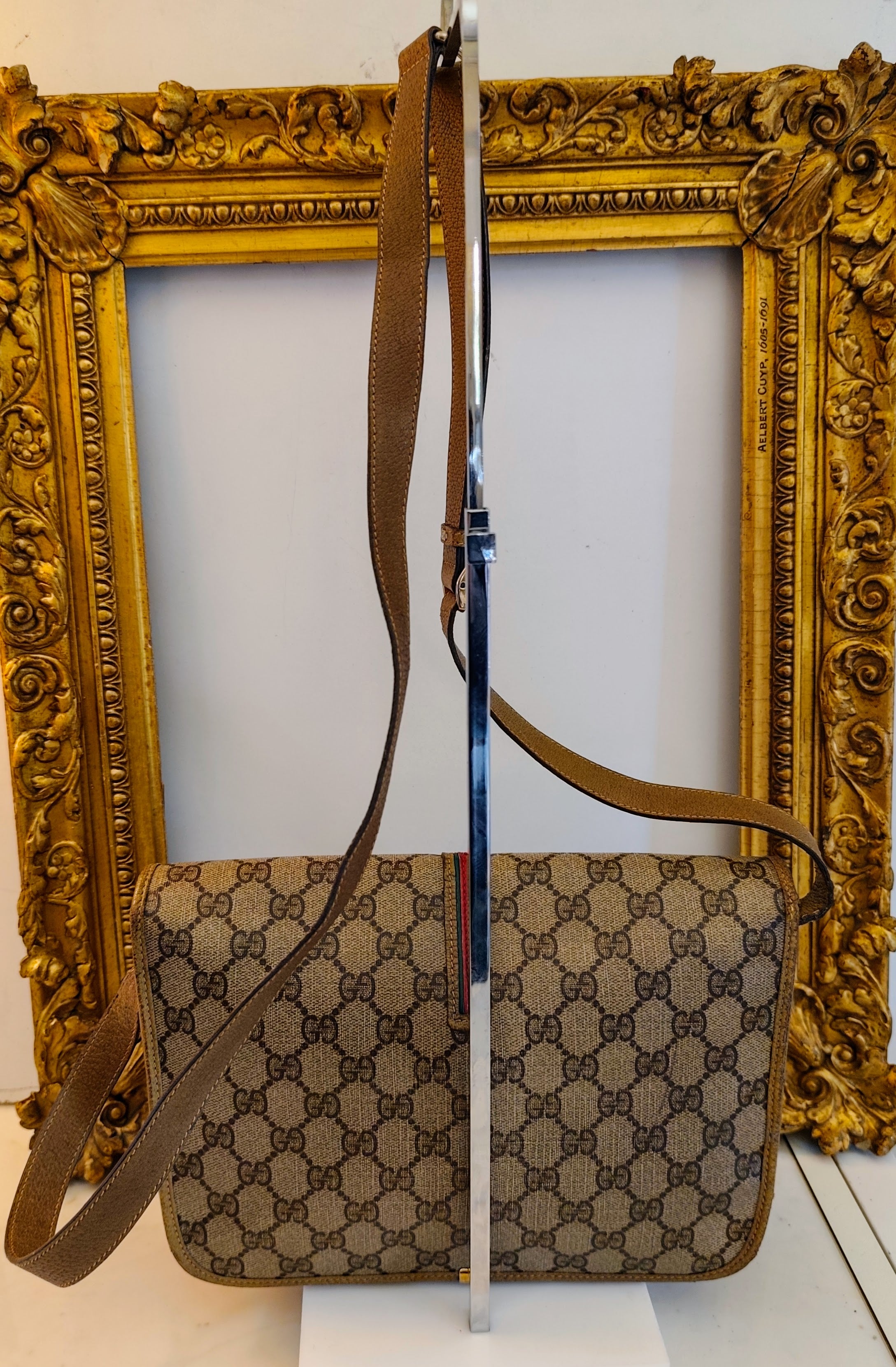 Gucci – Ophidia Camera Bag Postina a Tracolla in Pelle Vintage