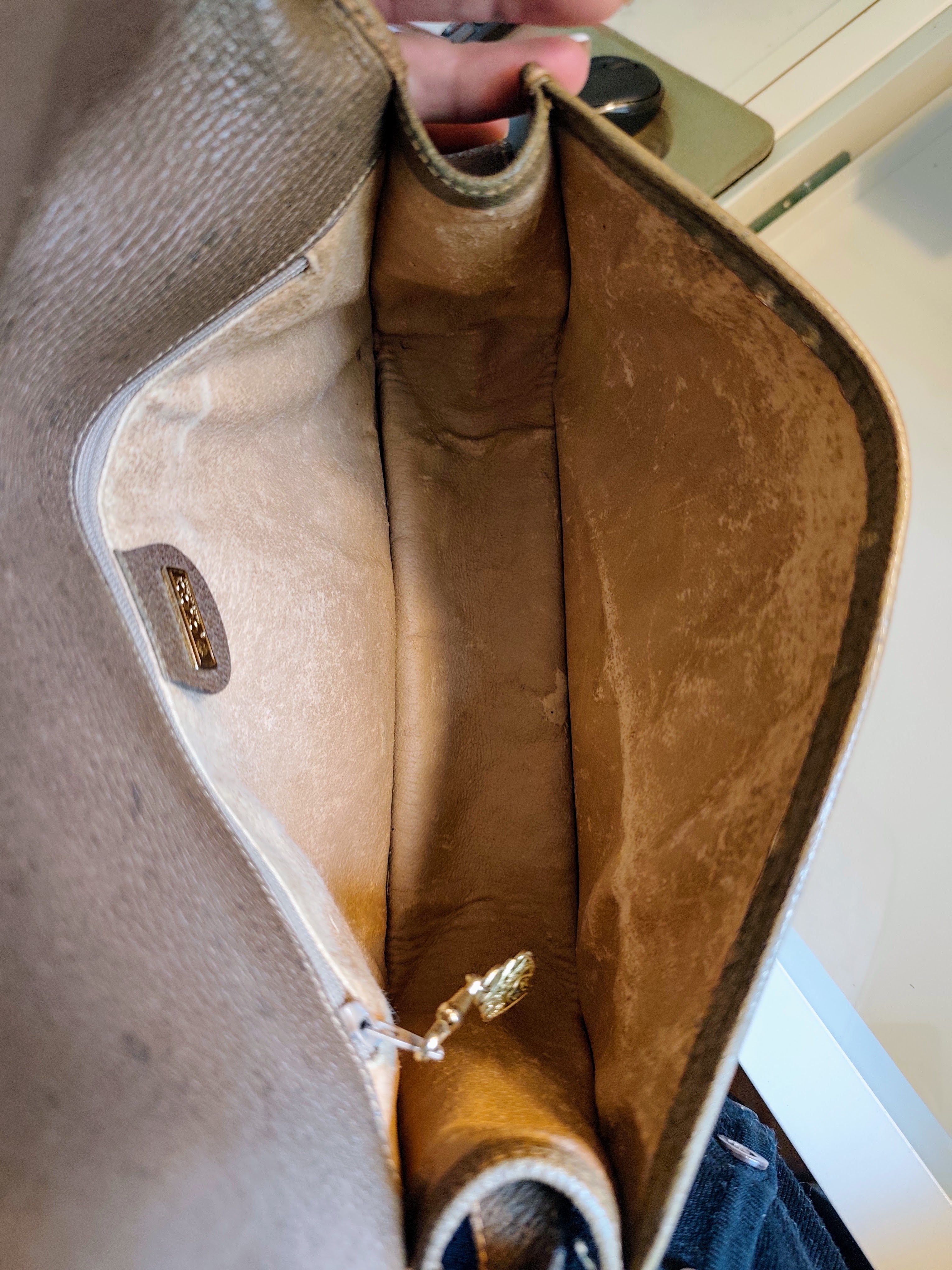 Gucci – Ophidia Camera Bag Postina a Tracolla in Pelle Vintage