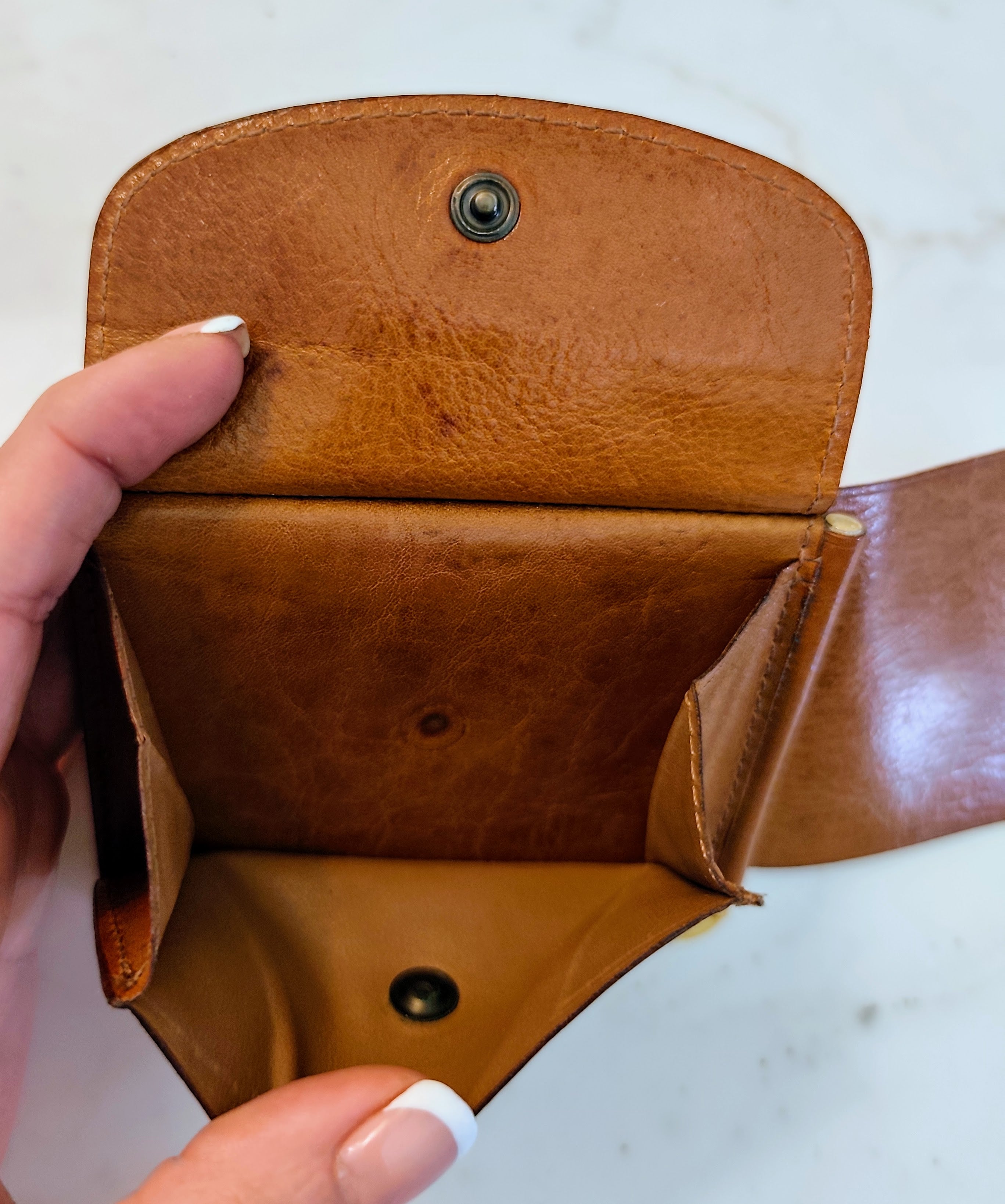 The Bridge – Fermasoldi Portafoglio Grip Spring Linea Story in Pelle