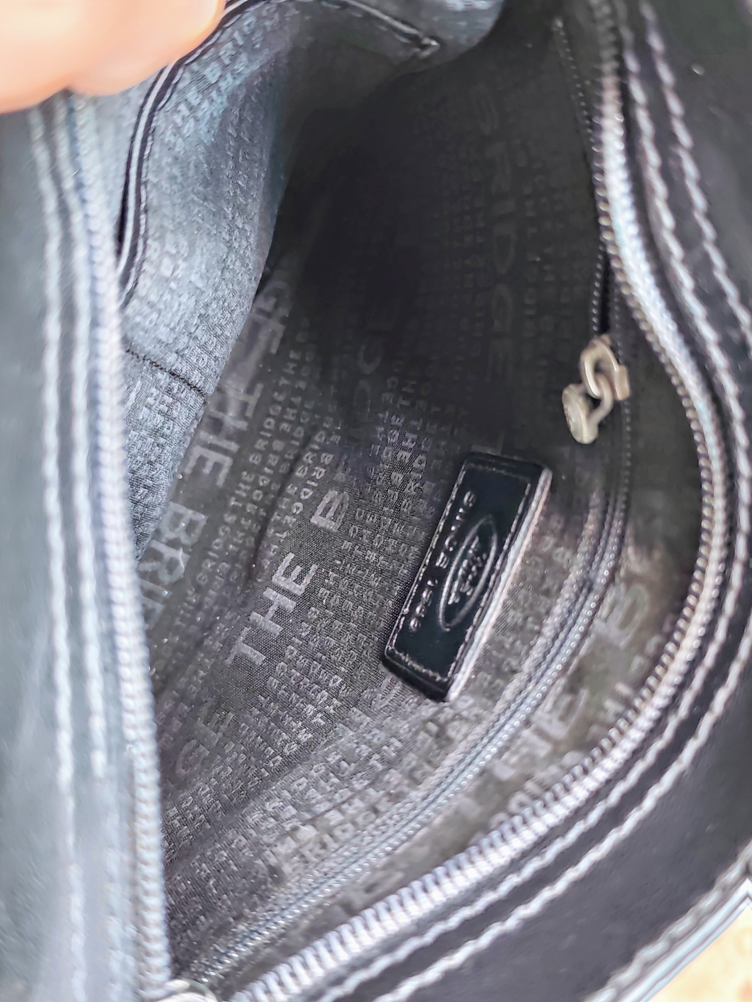 The Bridge – Borsello Linea Story Unisex in Pelle Nera