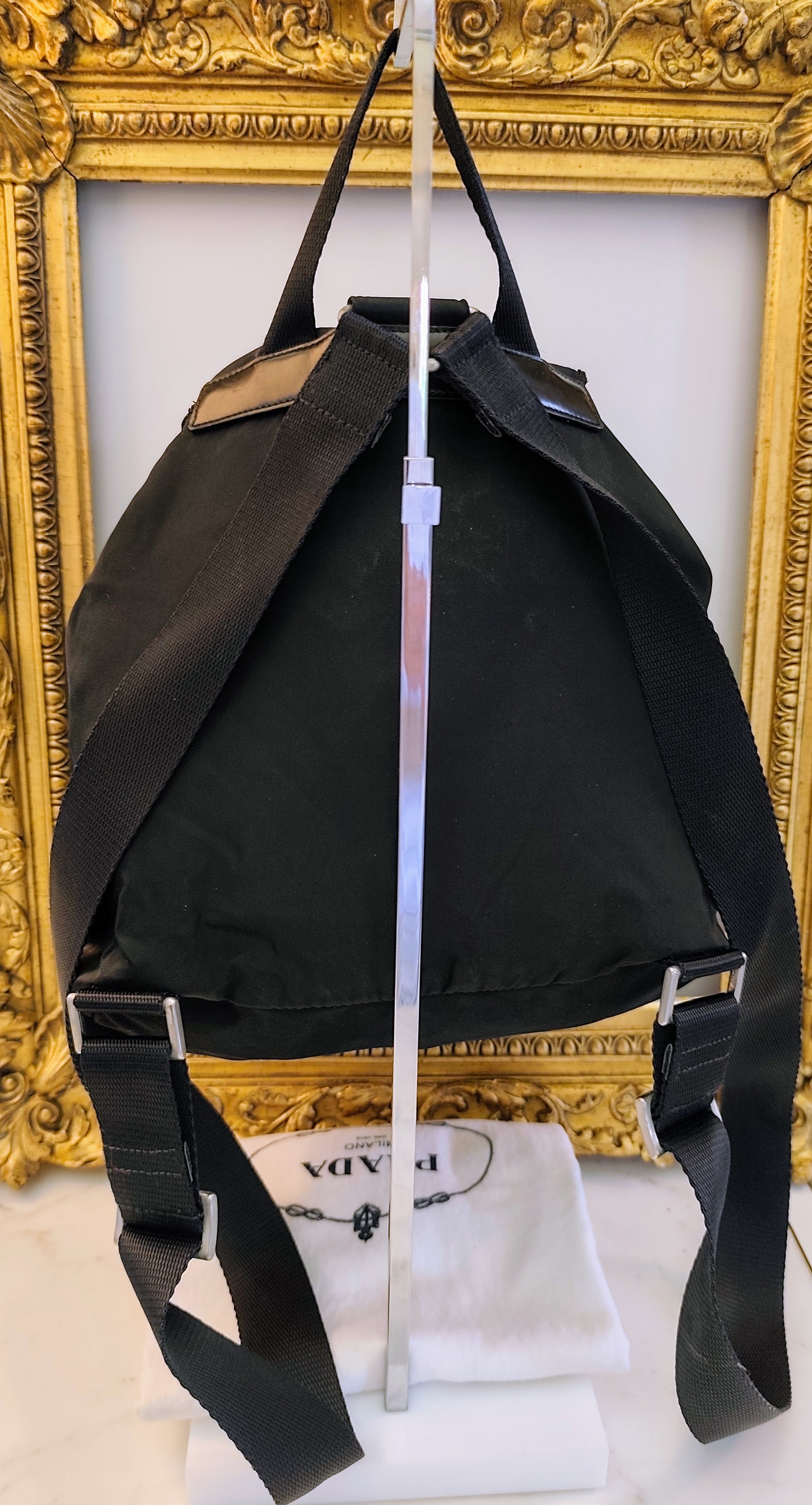 Prada – Zaino Nylon Nero Vintage cod 31