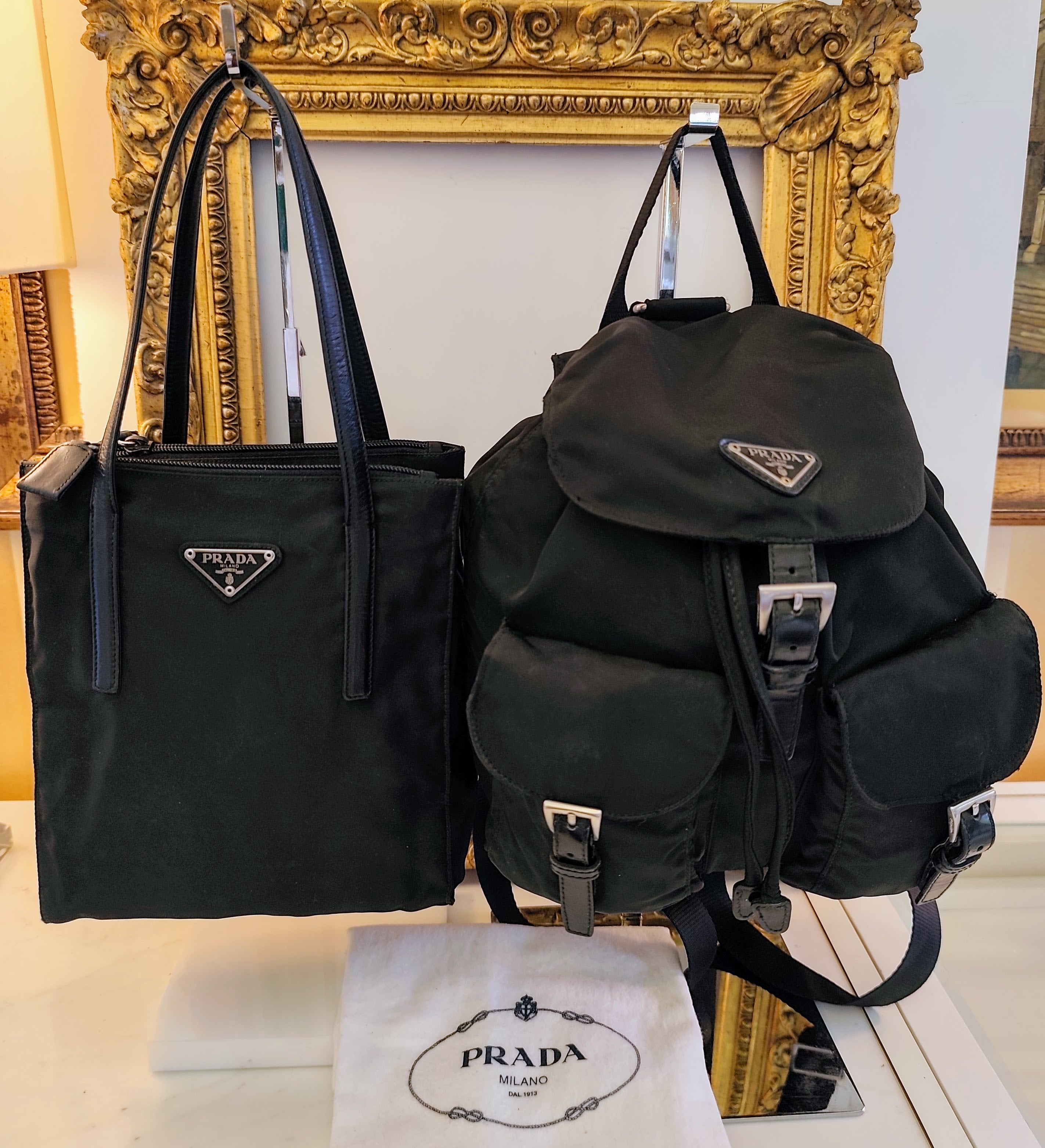Prada – Zaino Nylon Nero Vintage cod 31
