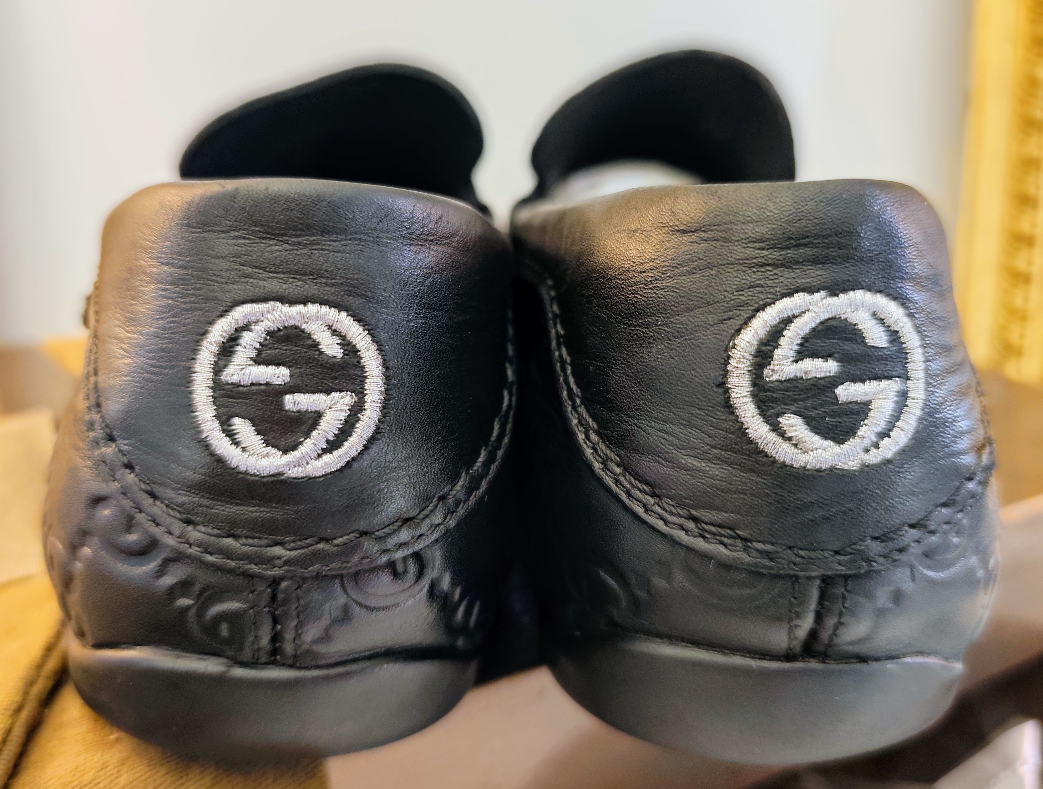 Gucci – Mocassini Unisex in Pelle Guccissima Nera