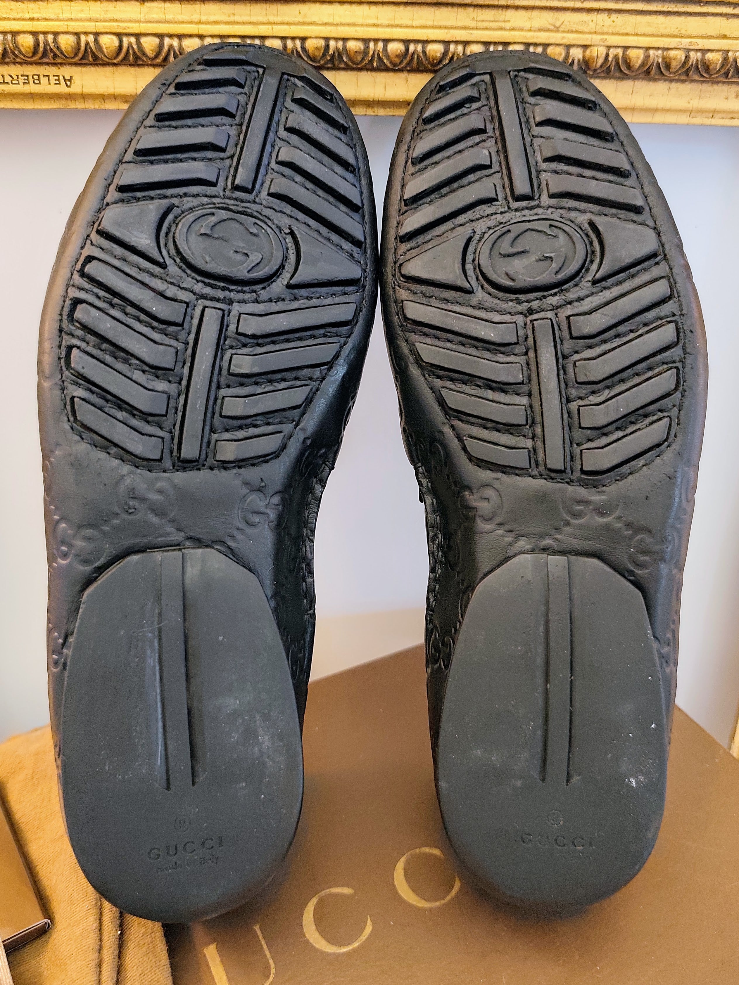 Gucci – Mocassini Unisex in Pelle Guccissima Nera