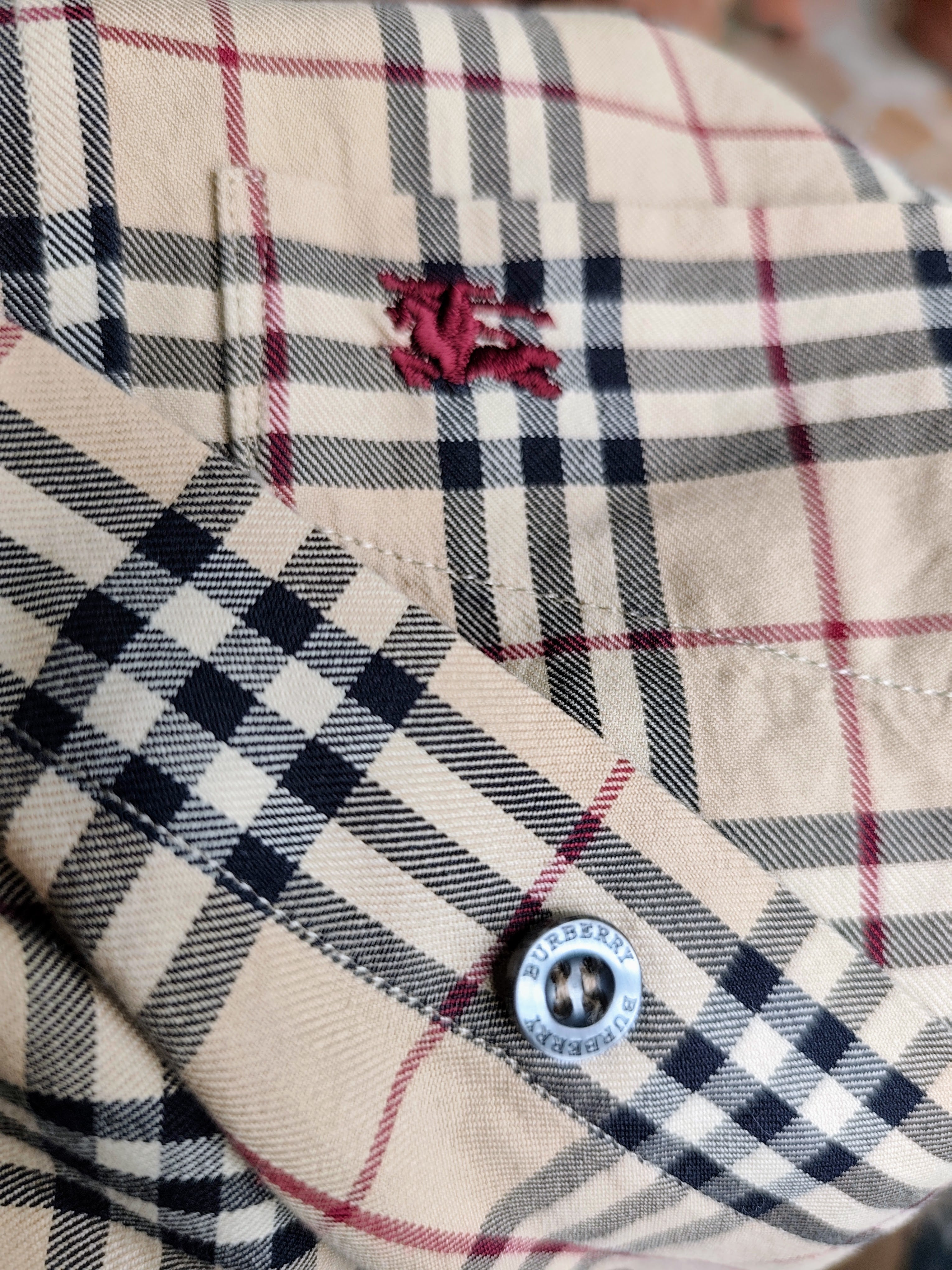 Burberry – Camicia Button Down Unisex Check (Made in England)