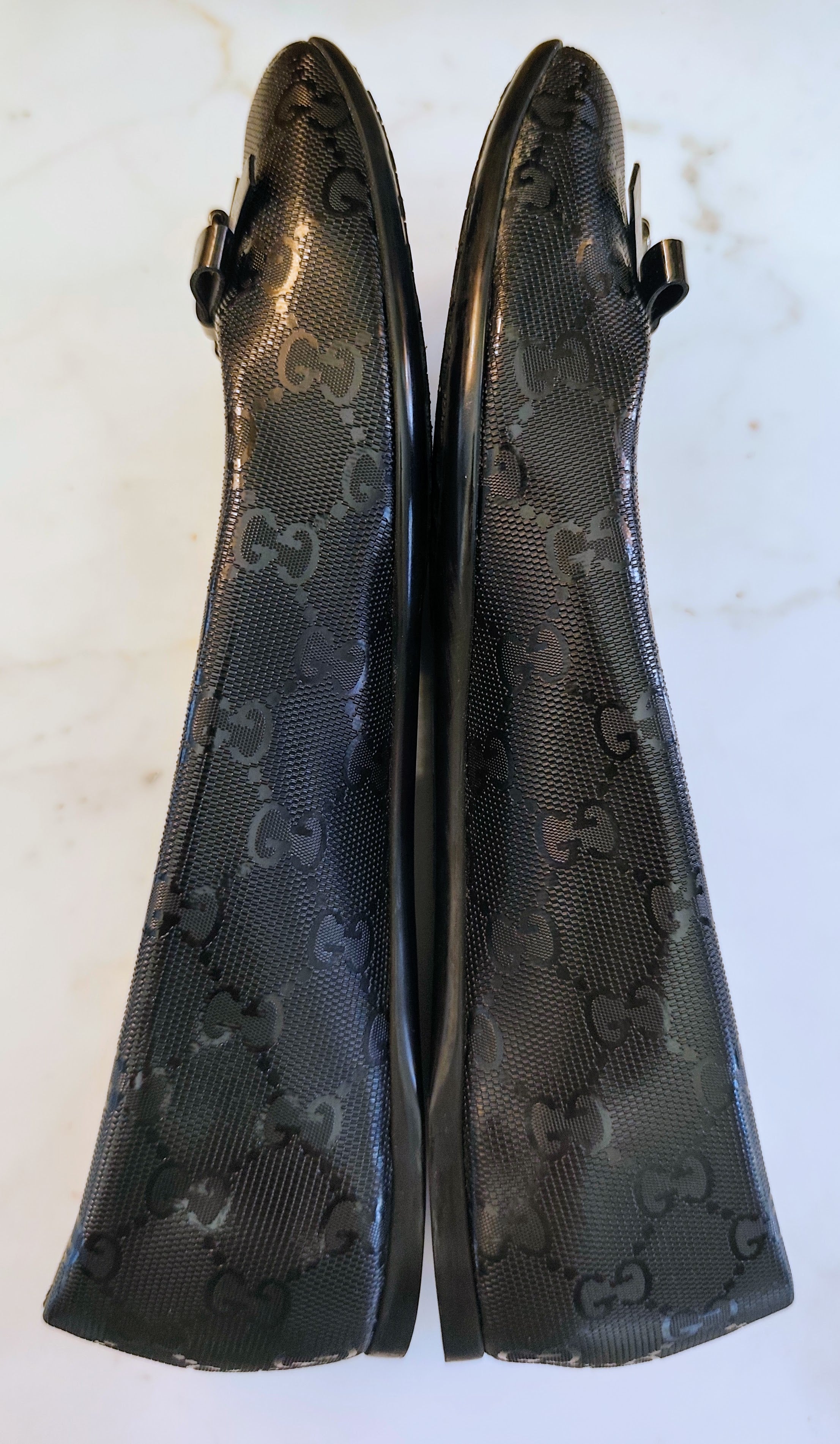Gucci – Ballerine in Canvas Nero Guccissimo