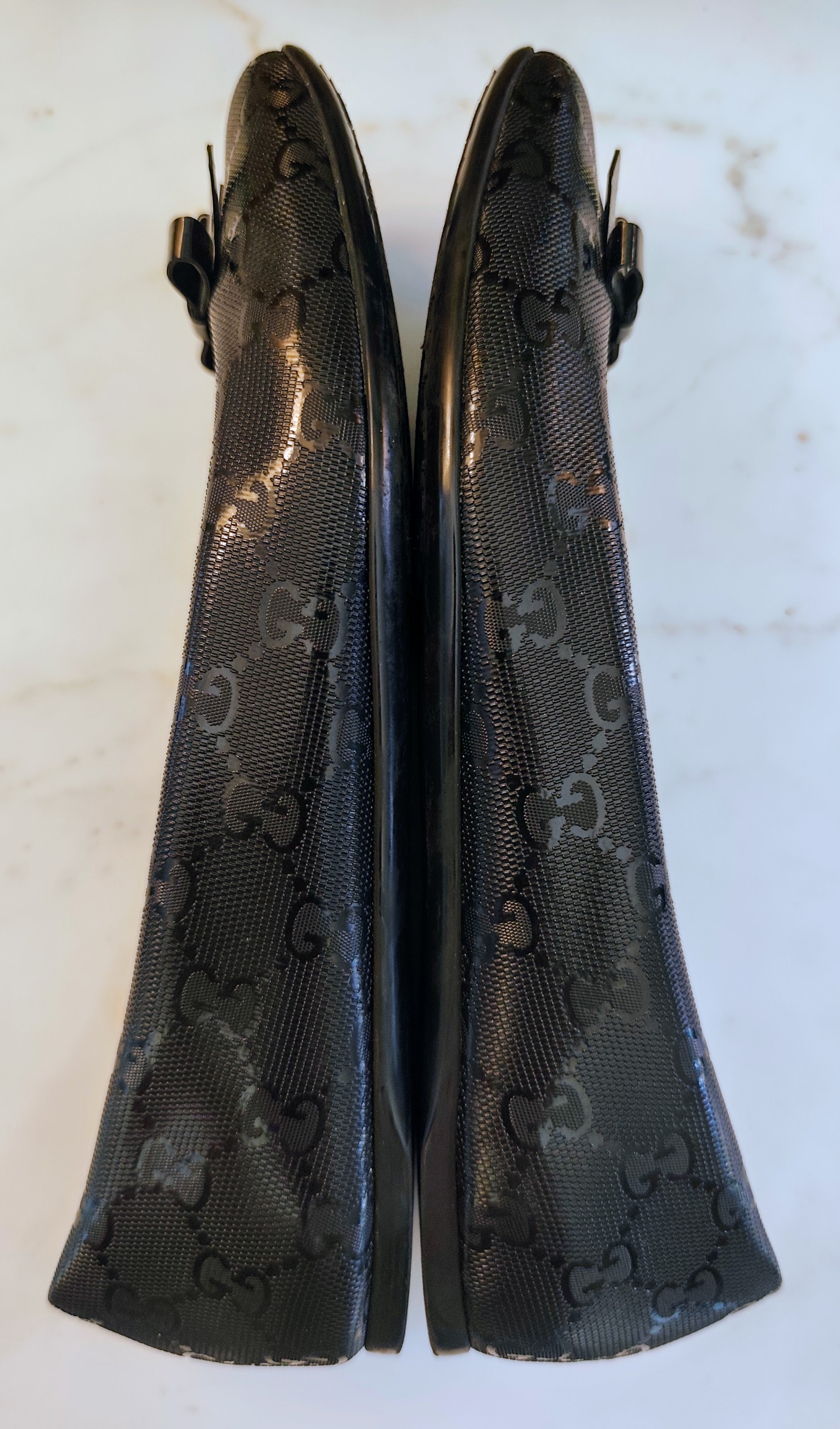 Gucci – Ballerine in Canvas Nero Guccissimo