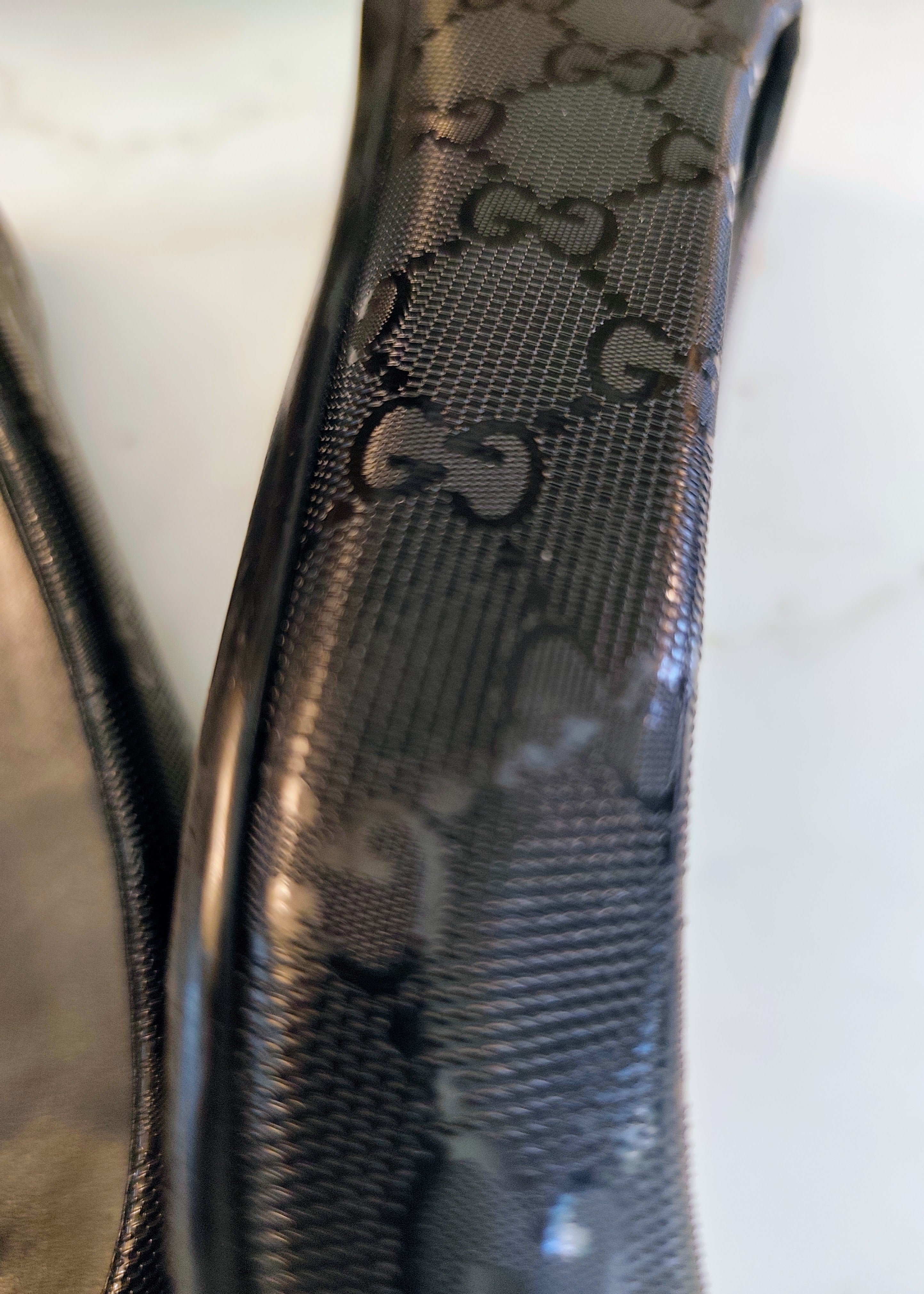 Gucci – Ballerine in Canvas Nero Guccissimo