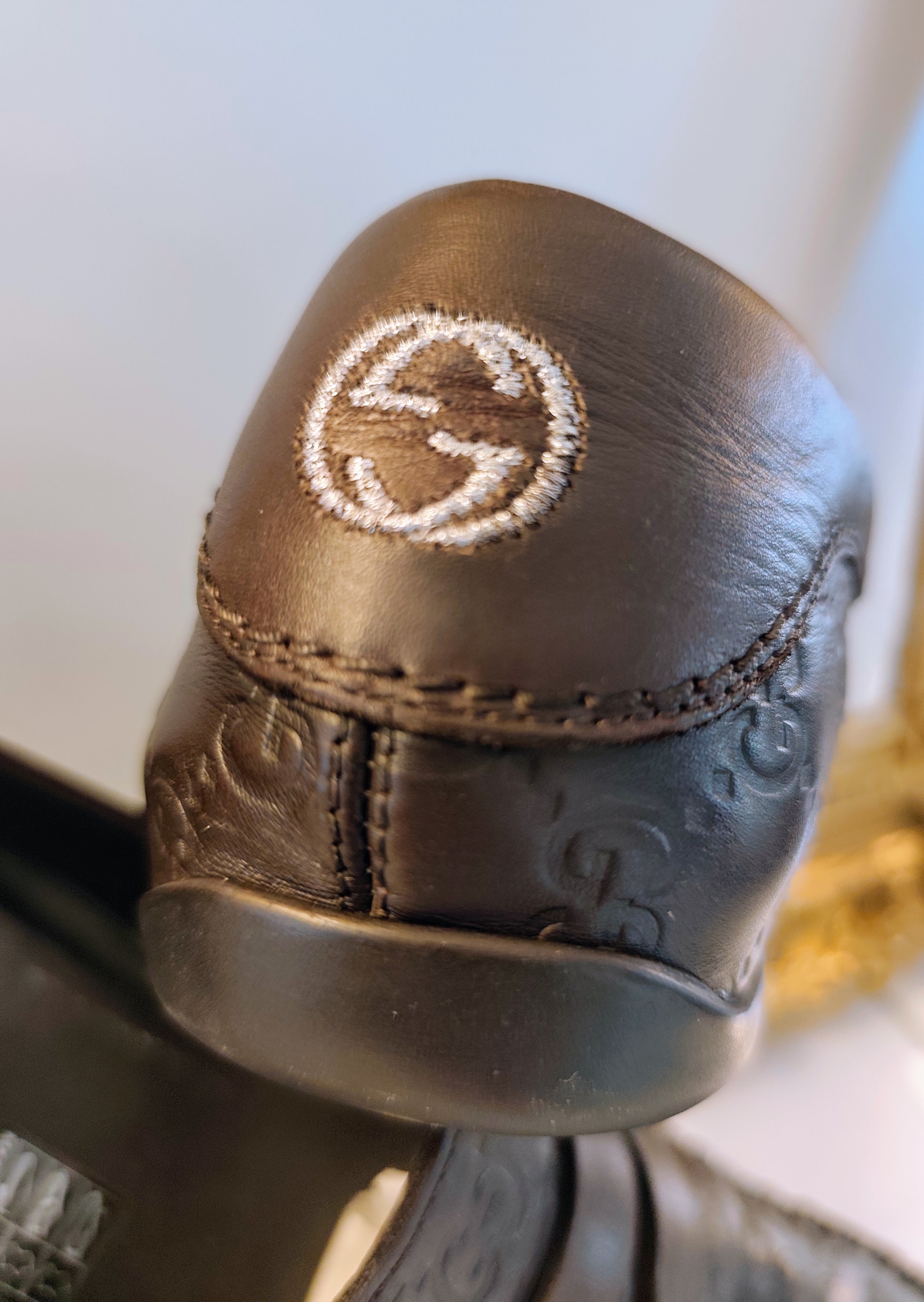 Gucci – Mocassini Uomo in Pelle Guccissima Marrone