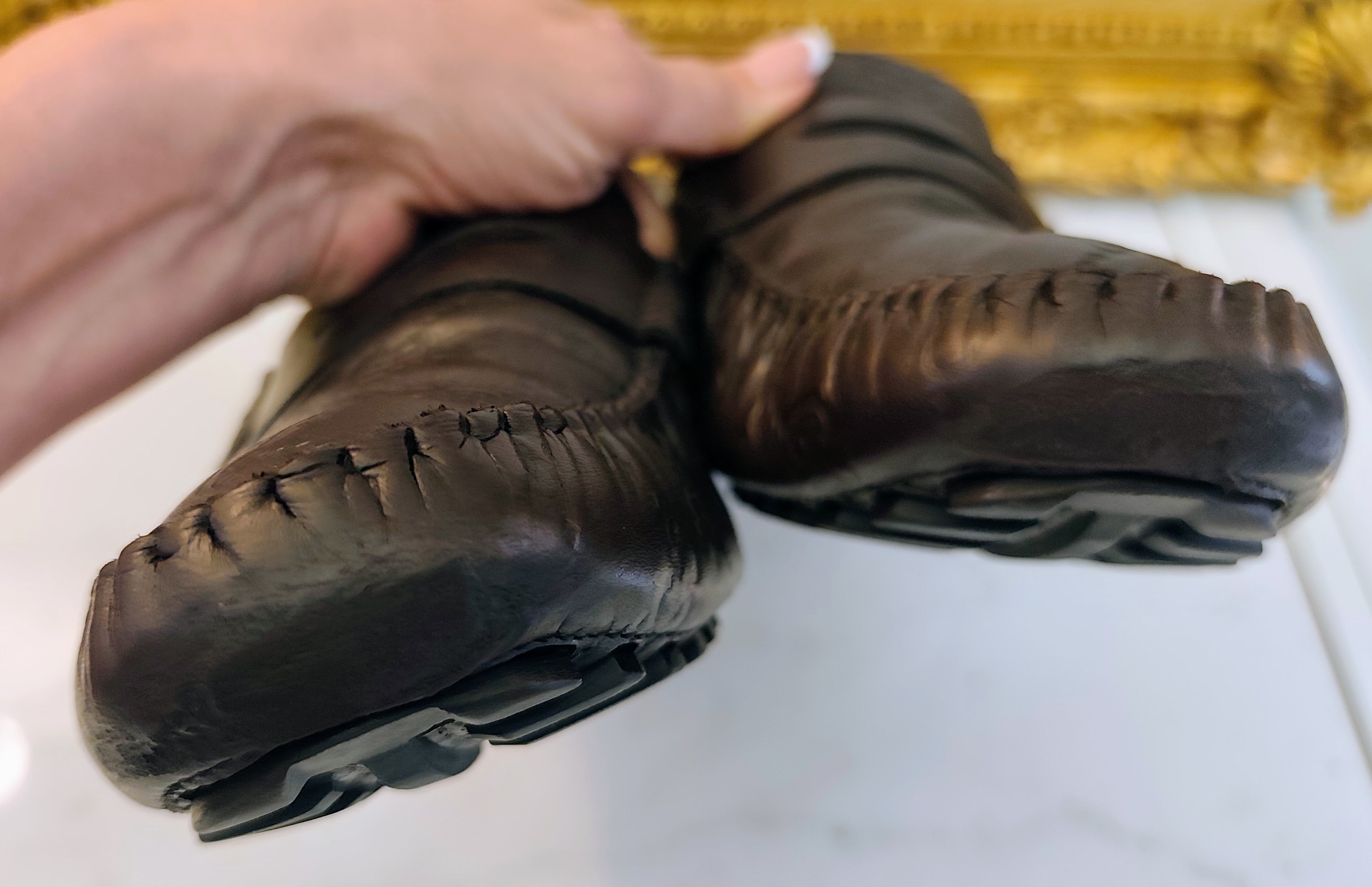 Gucci – Mocassini Uomo in Pelle Guccissima Marrone