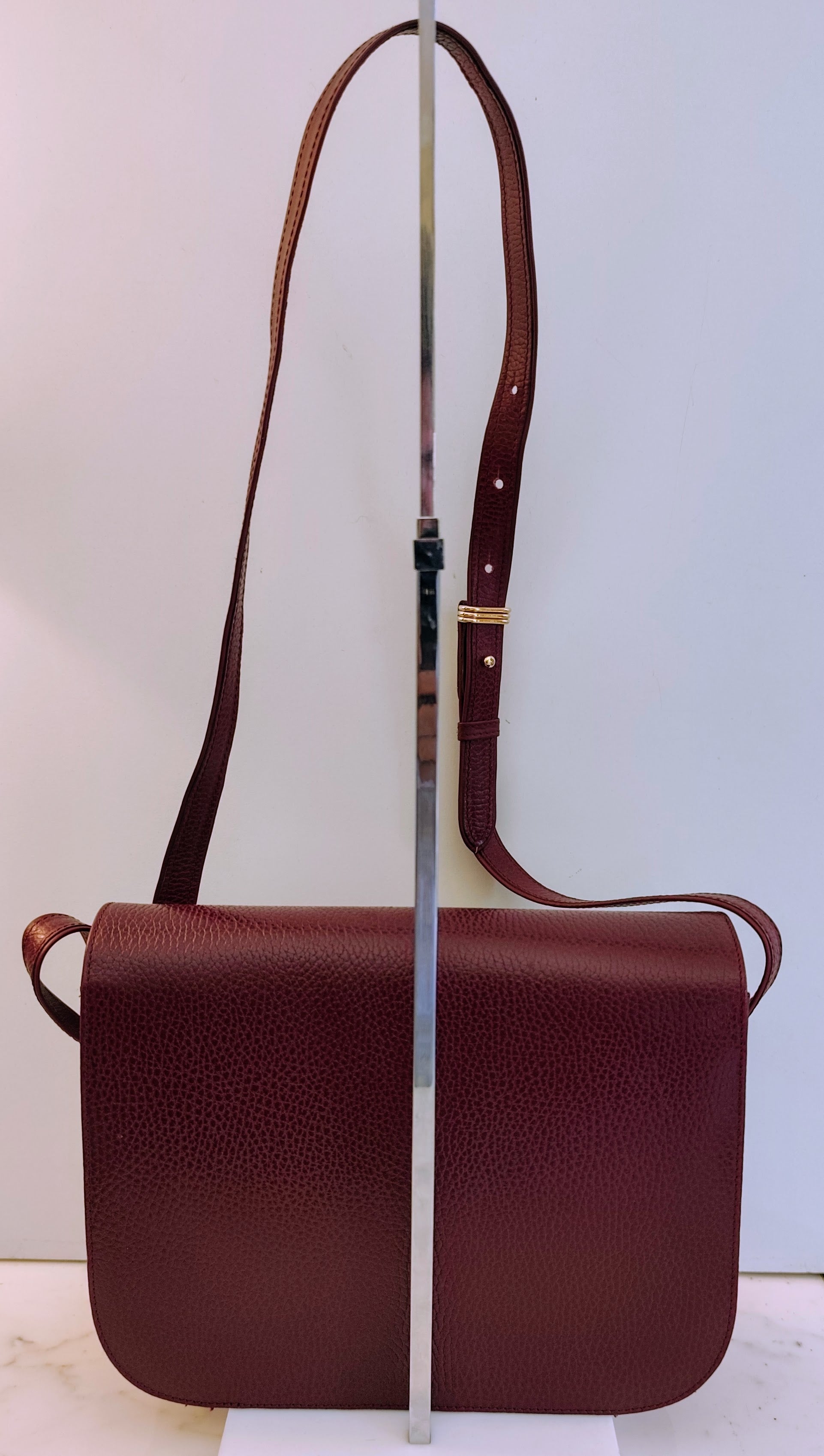 Cartier – Borsa Camera Bag a Tracolla in Pelle Vintage