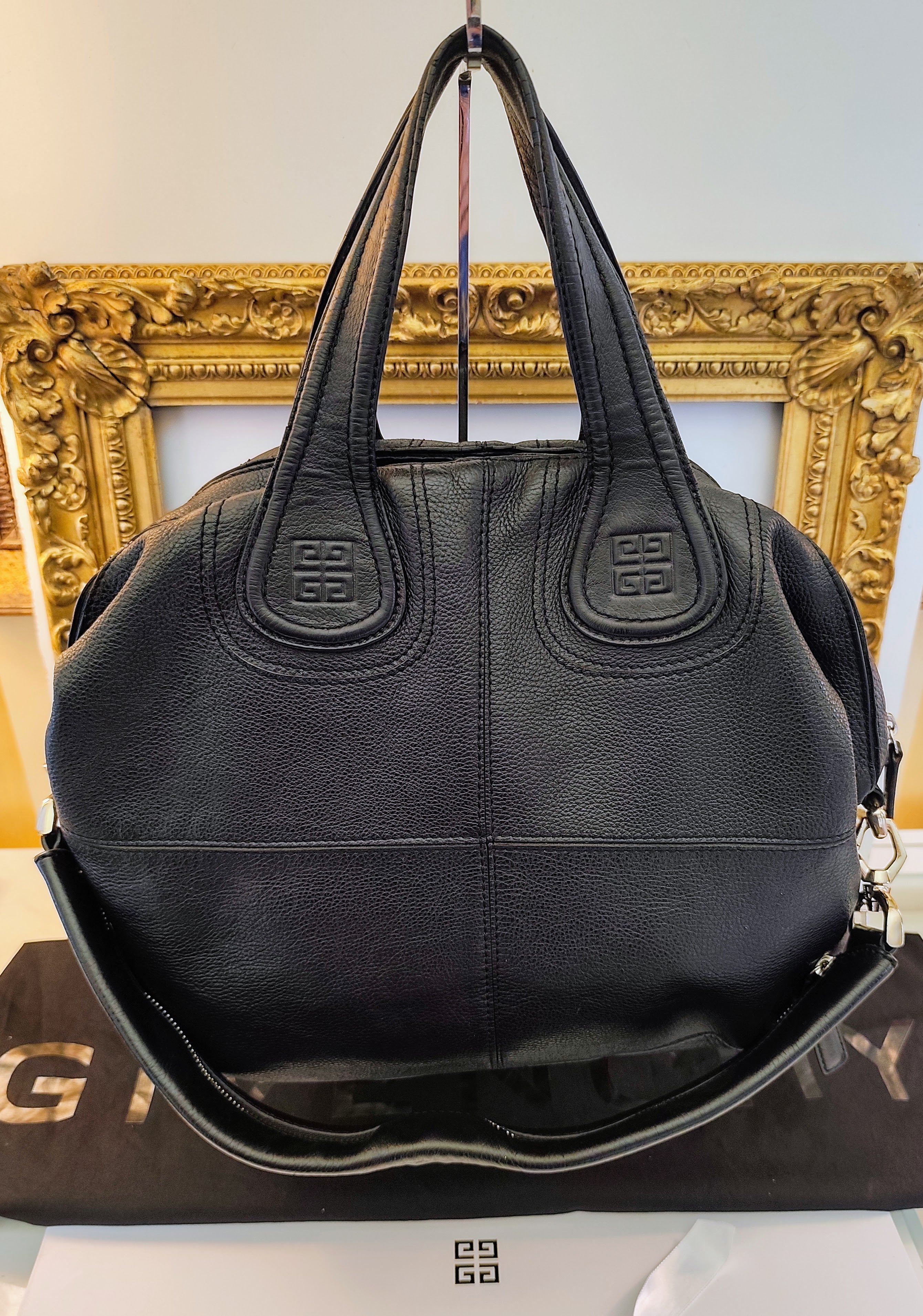 Givenchy Nightintale - Borsa a Spalla in Pelle Nera