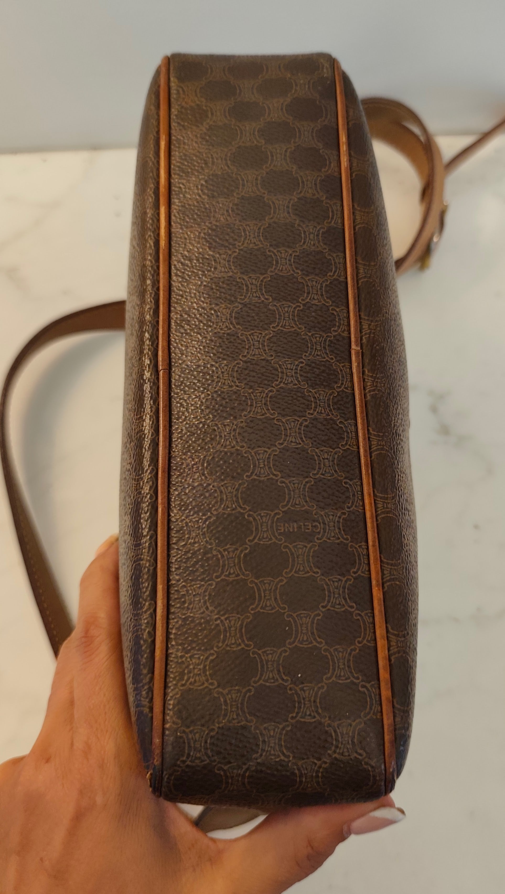 Celine – Camera Bag Postina Tracolla in Canvas Macadam Vintage