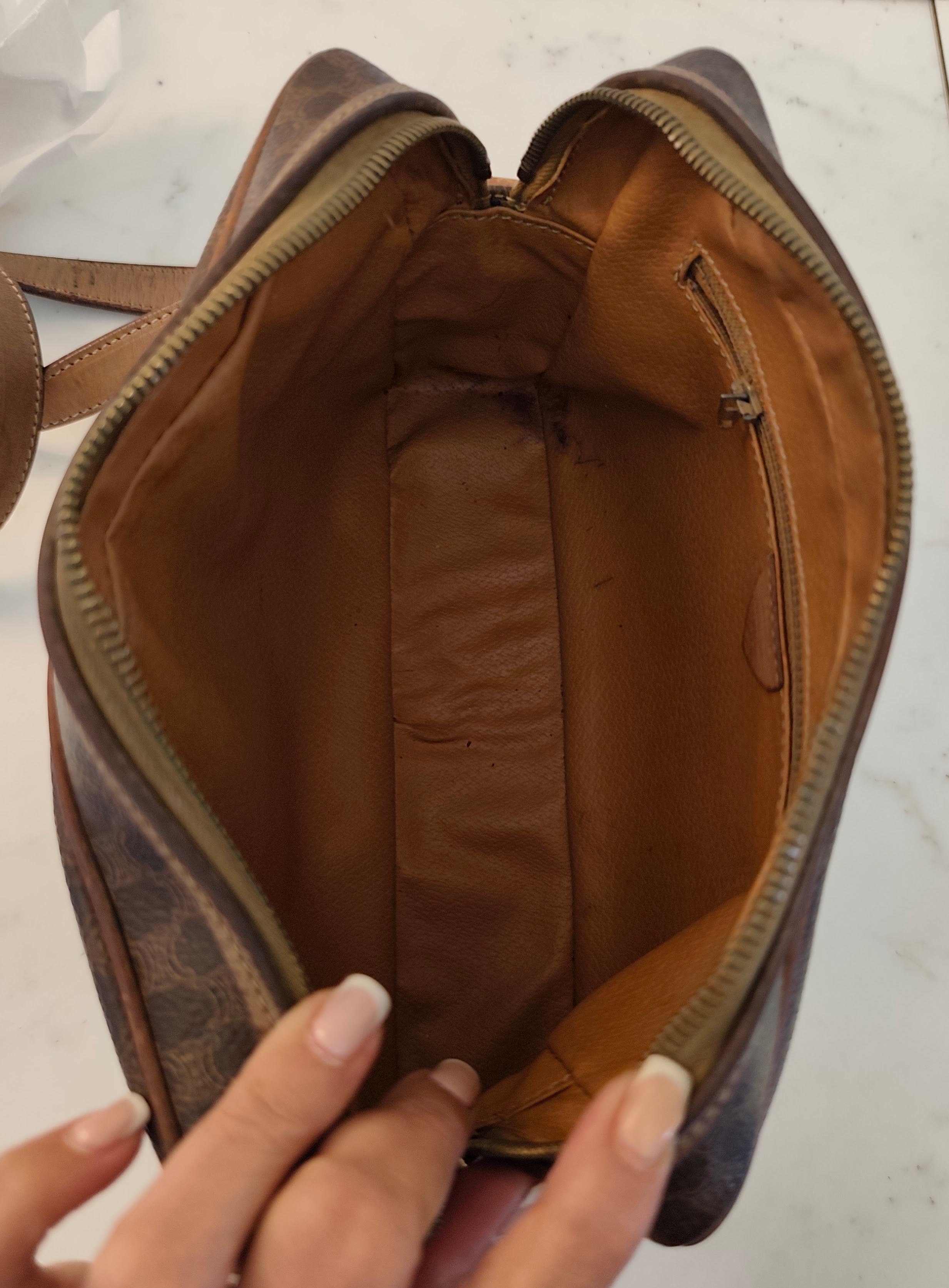 Celine – Camera Bag Postina Tracolla in Canvas Macadam Vintage