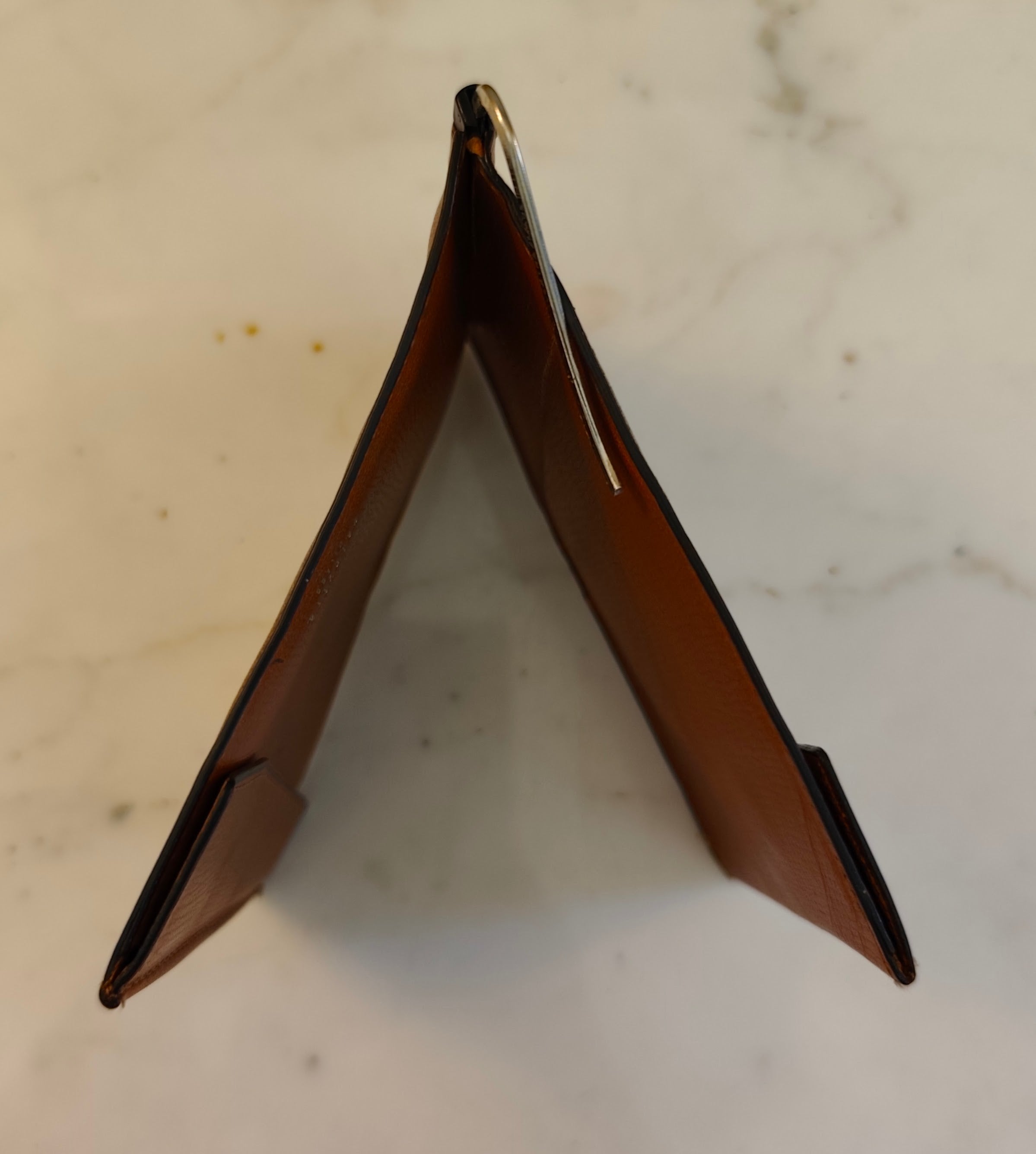 Valextra – Fermasoldi “Grip Spring" Portamonete e Carte Pelle