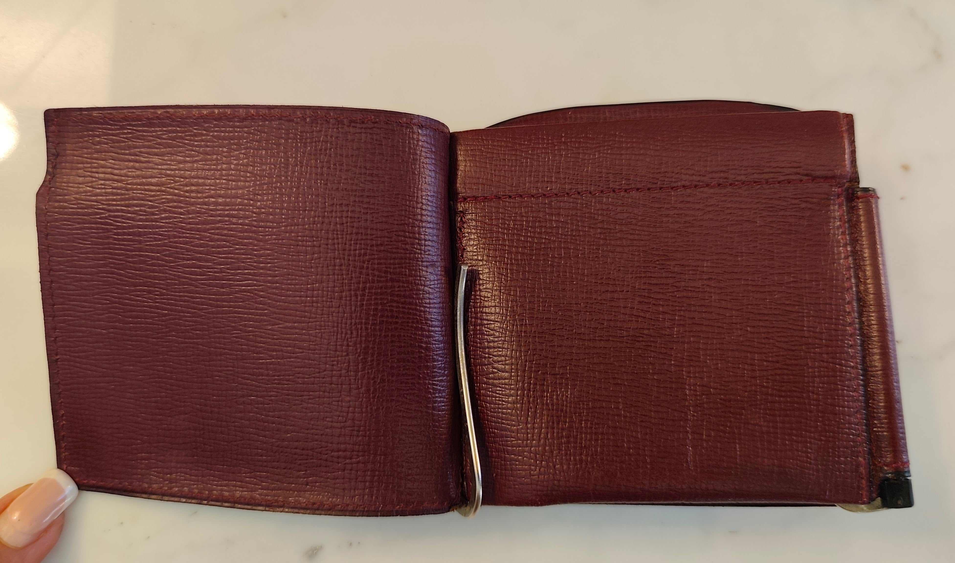 Valextra – Fermasoldi Trifold “Grip Spring” Doppio