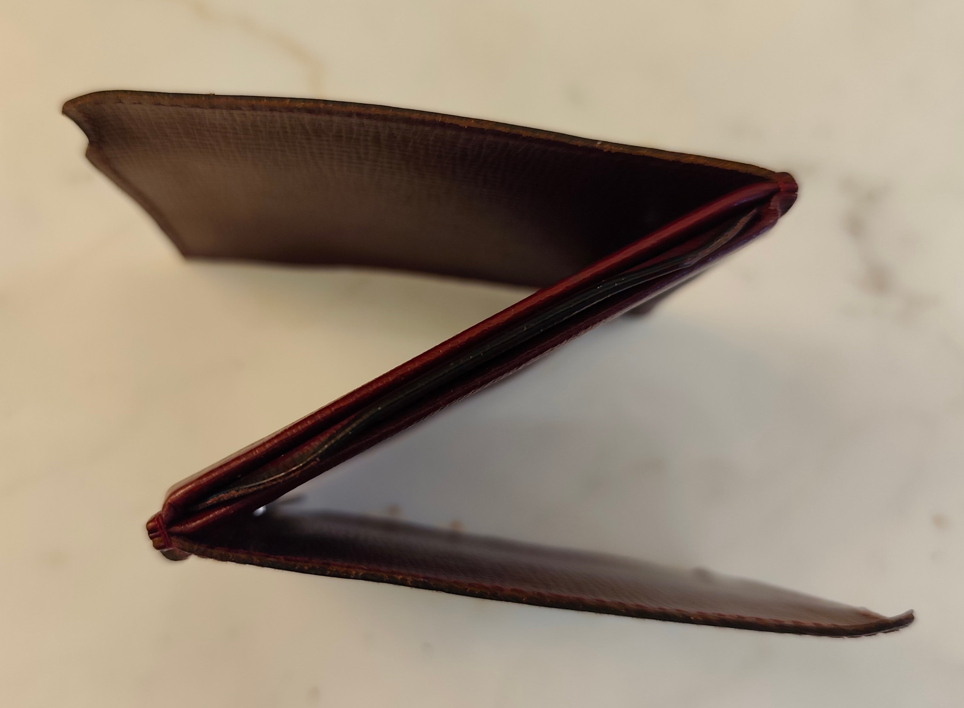Valextra – Fermasoldi Trifold “Grip Spring” Doppio