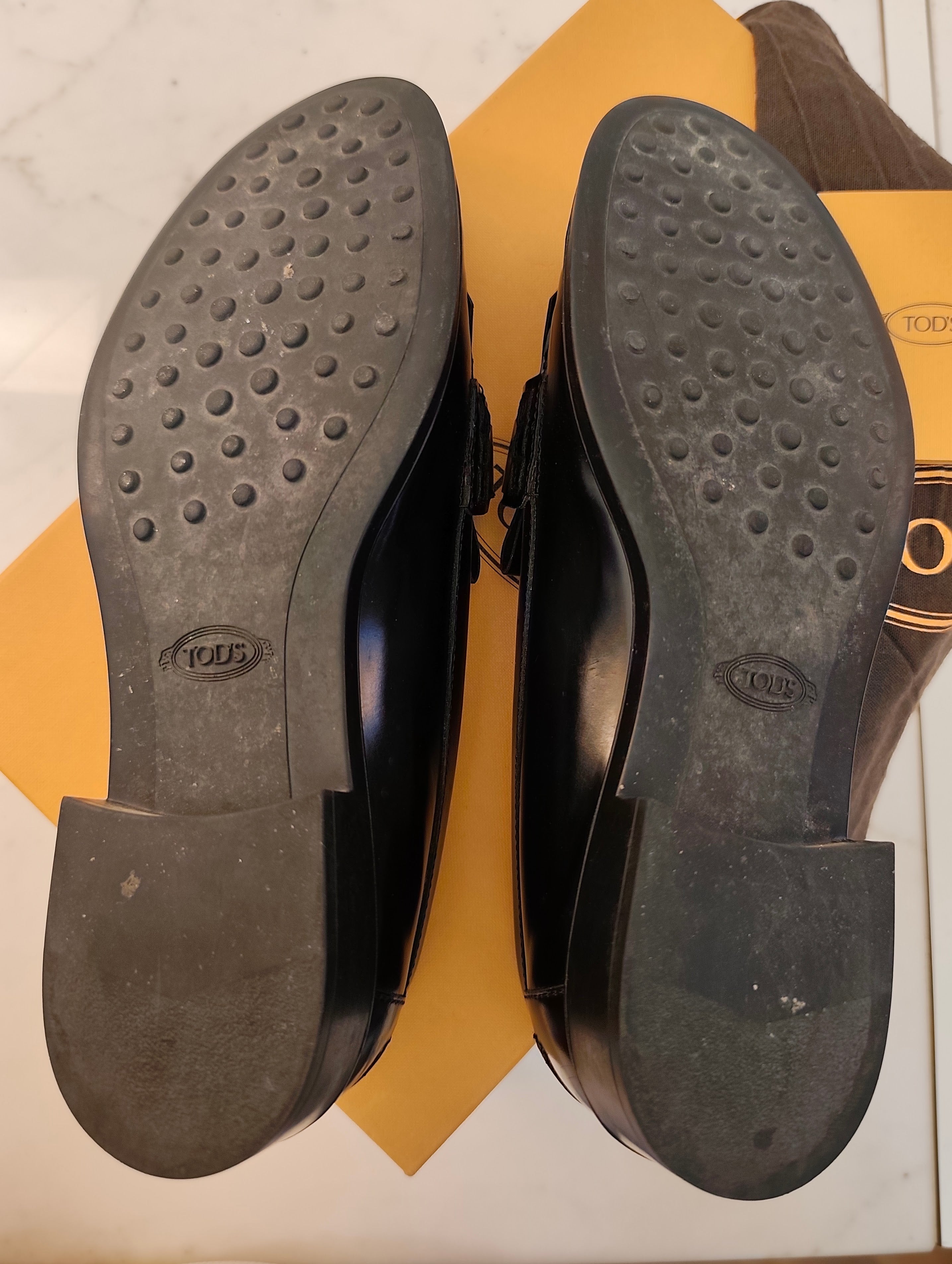 Tod's – Mocassini Donna “Double T” con Frange Pelle