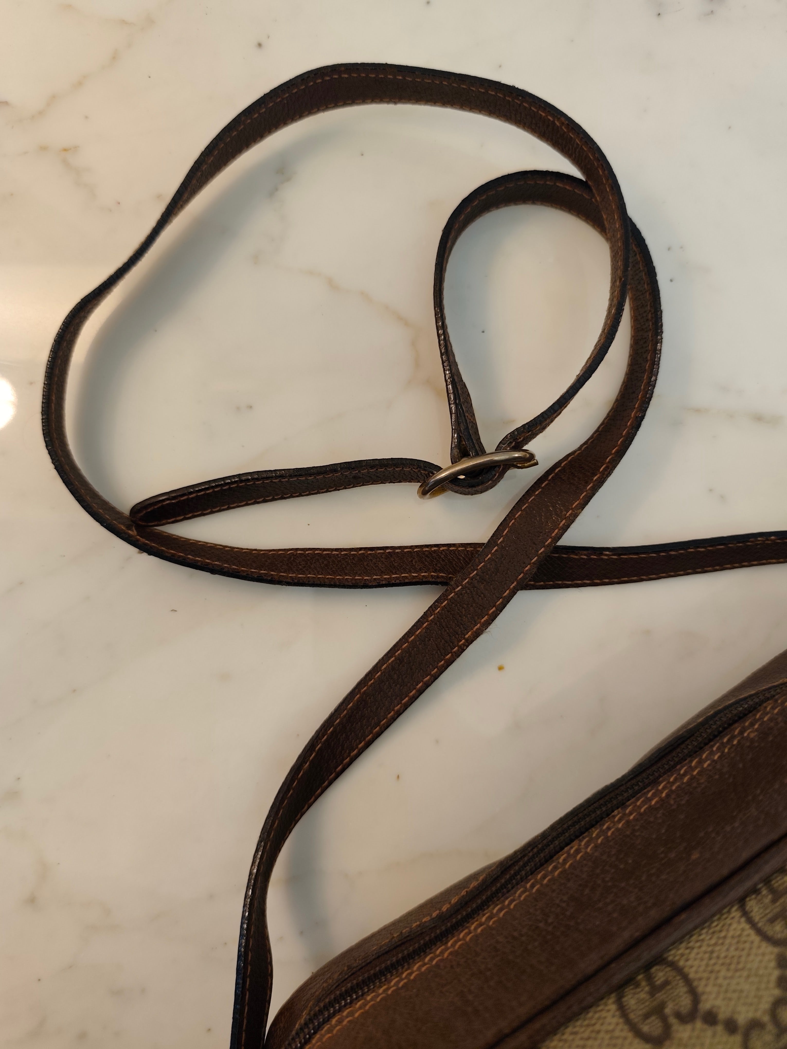 Gucci - Ophidia Camera Bag Postina a Tracolla Vintage logo oro