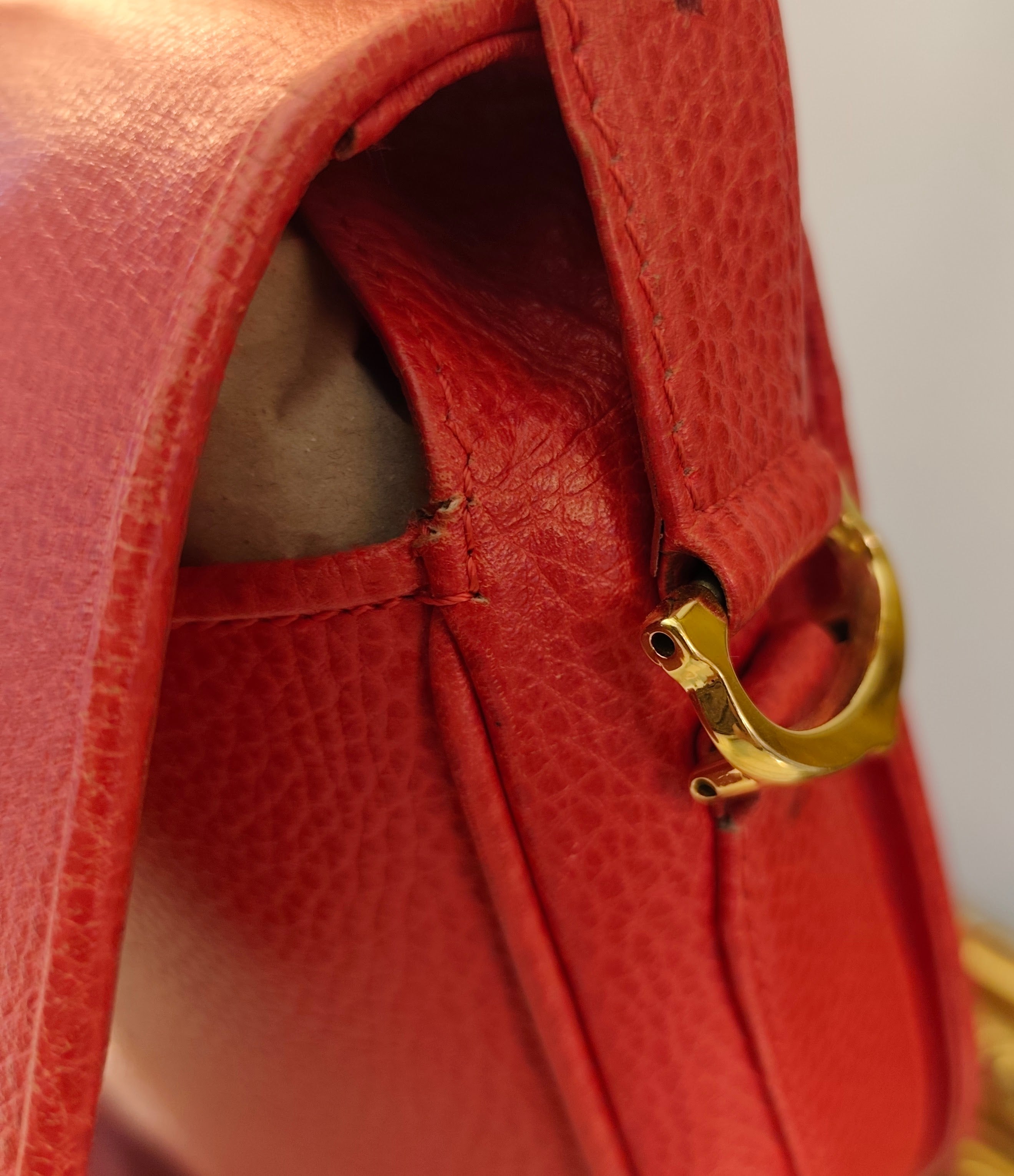 Cartier - Borsa a Spalla o Tracolla in Pelle Rossa