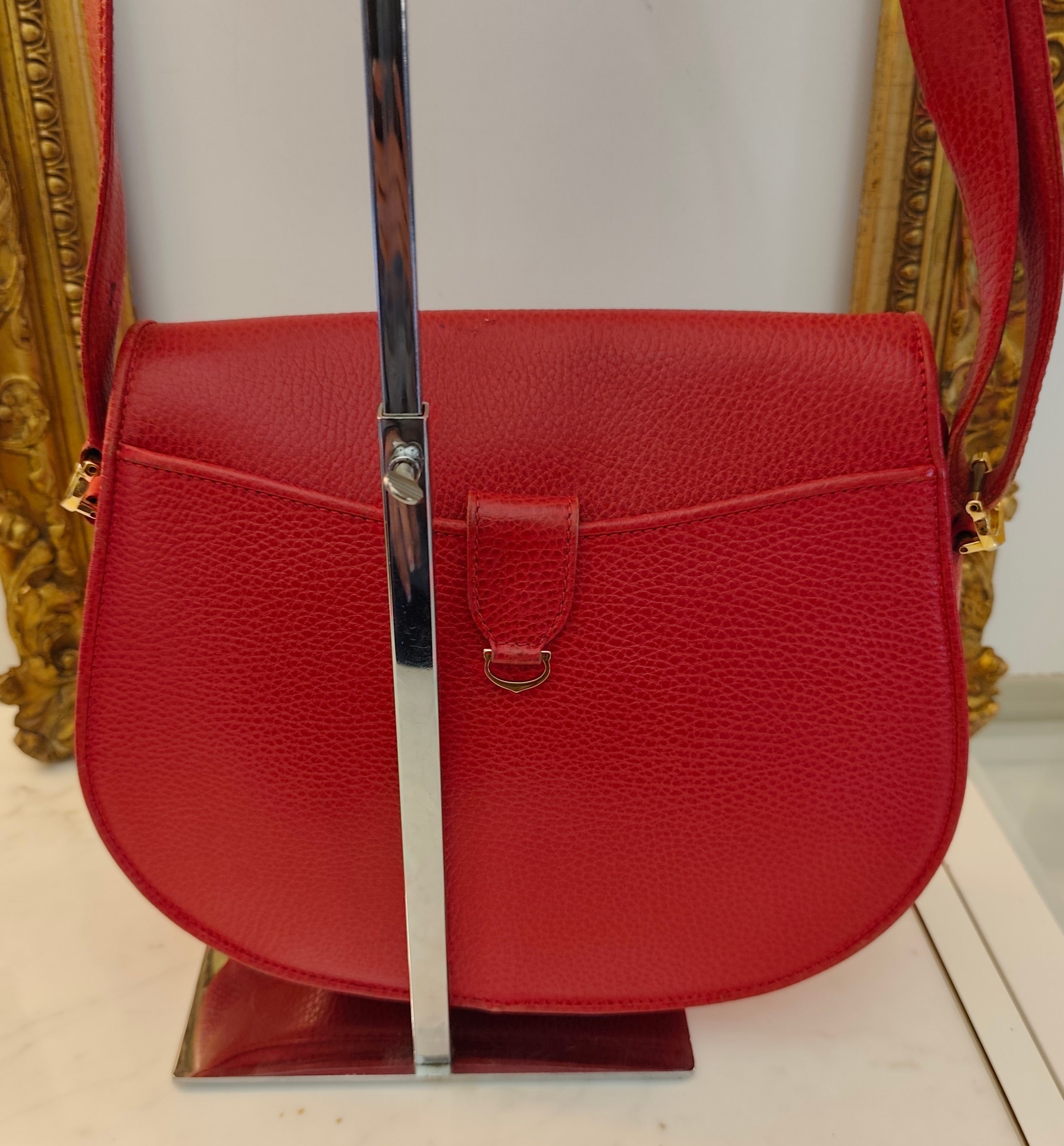 Cartier - Borsa a Spalla o Tracolla in Pelle Rossa